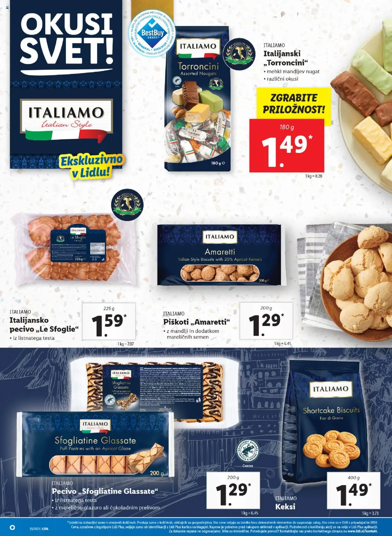 Lidl katalog │ velja od 14.08.2025 | Stran: 56 | Izdelki: Keksi, Mandlji, Piskoti