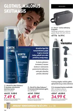 Oriflame leidinys galioja nuo 19.11.2025 | Puslapis: 158 | Prekių: Kondicionierius, Skutimosi putos, Krepšelis