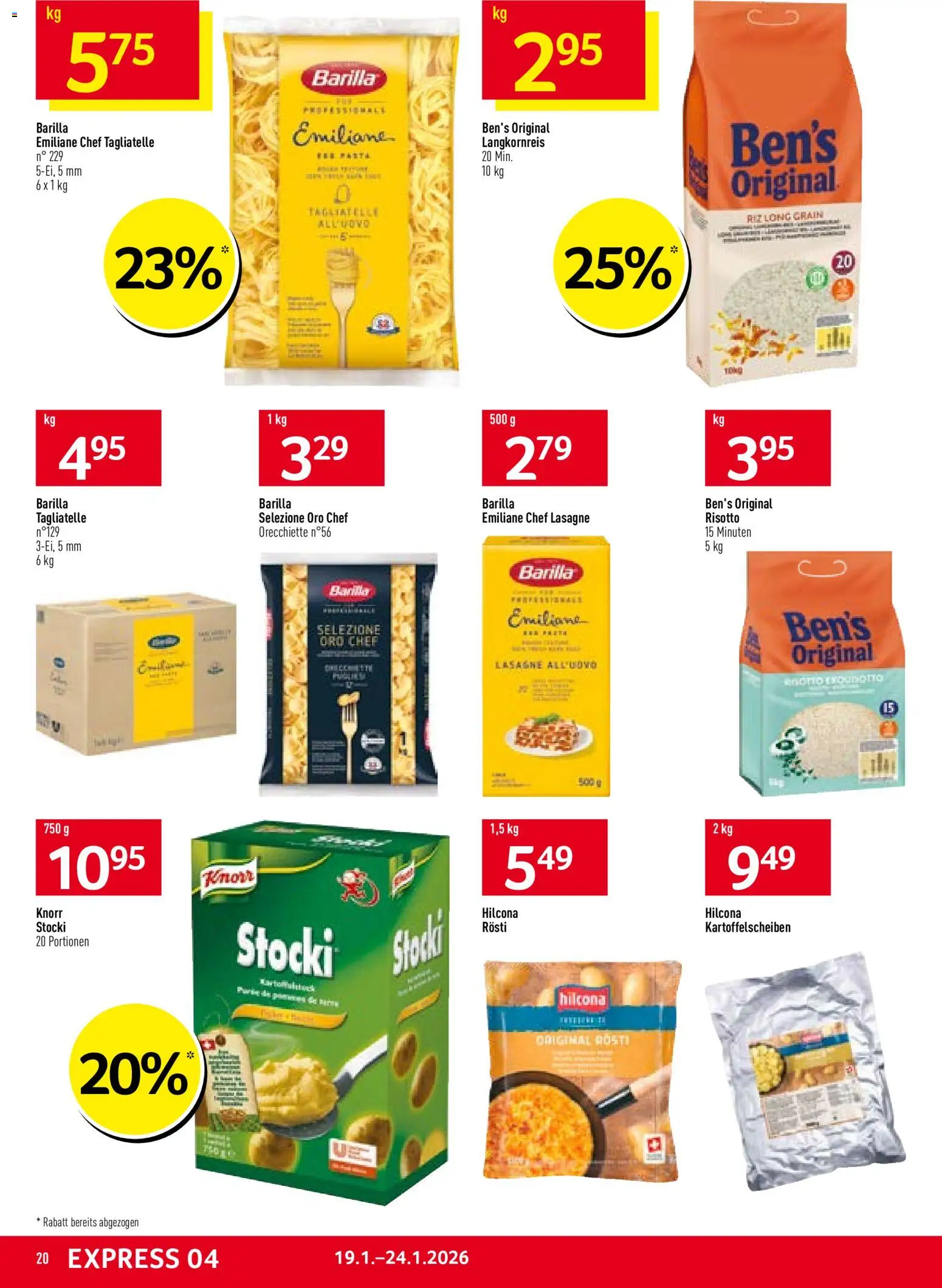 Prodega Aktionen – gültig ab 19.01.2026 | Seite: 20 | Produkte: Barilla