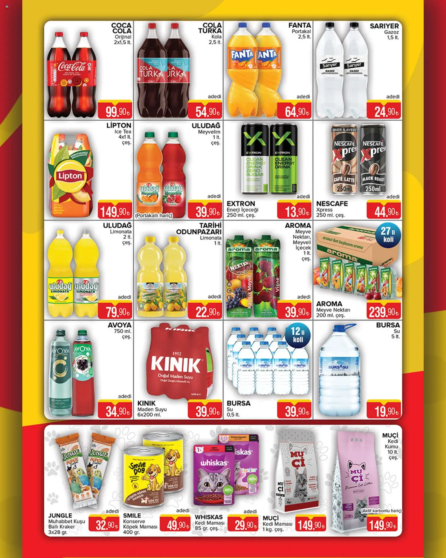 Seyhanlar Market Katalog - 10.04.2026 tarihinden itibaren geçerlidir | Sayfa: 6 | Ürünler: Meyve, Enerji içeceği, Maden suyu, Ice tea