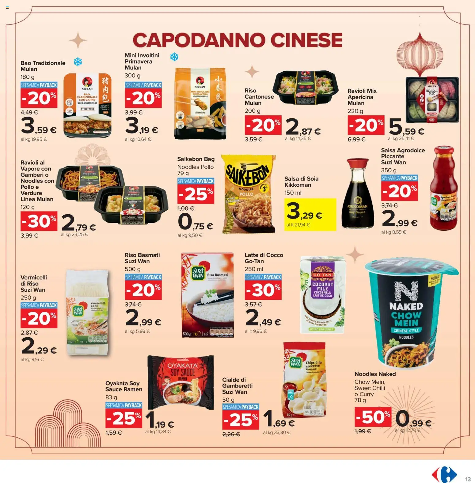 Volantino Carrefour del 17.02.2026 | Pagina: 13 | Prodotti: Riso, Gamberi, Verdure, Gamberetti