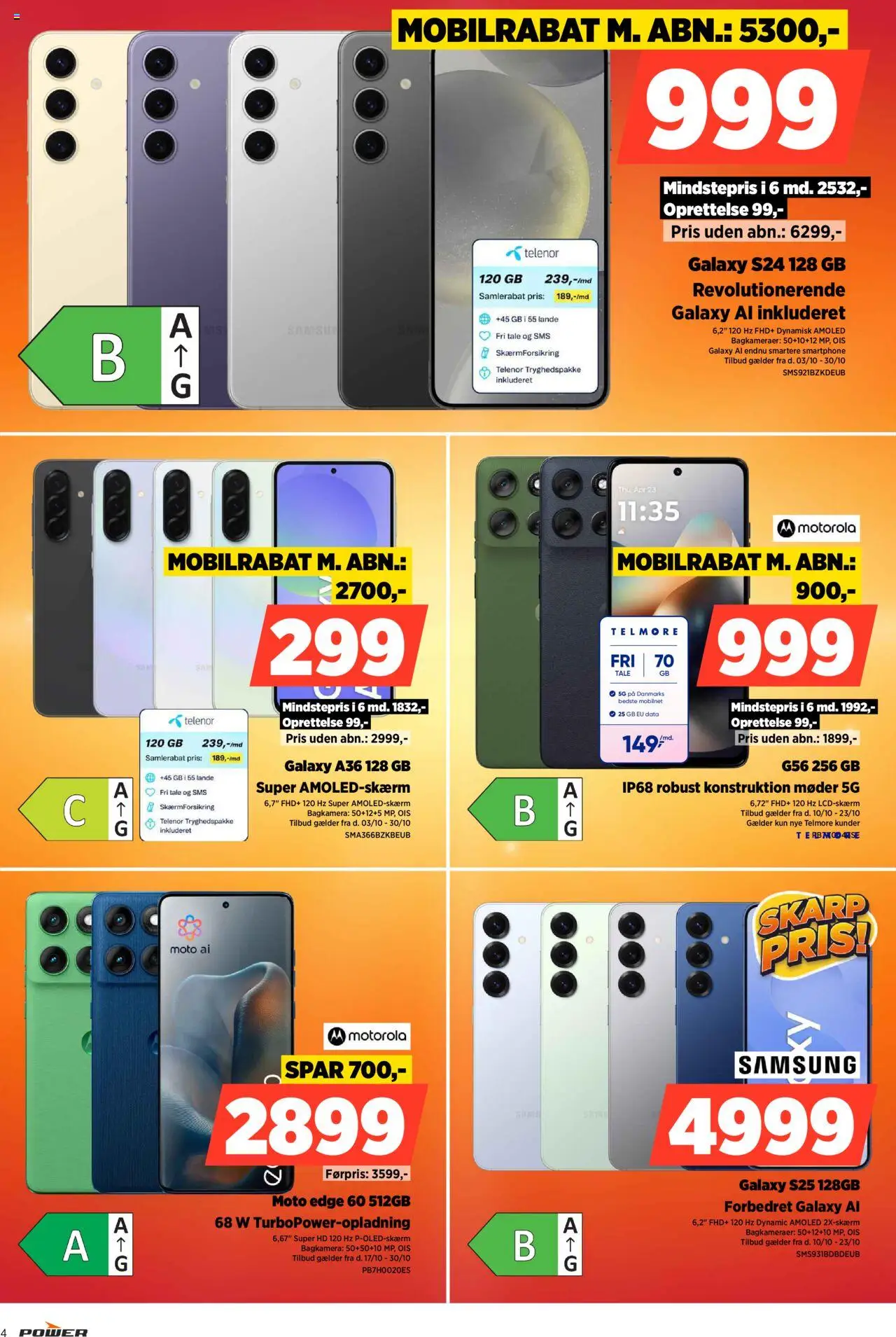 Power tilbudsavis – gyldig fra 17.10.2025 | Side: 4 | Produkter: Smartphone