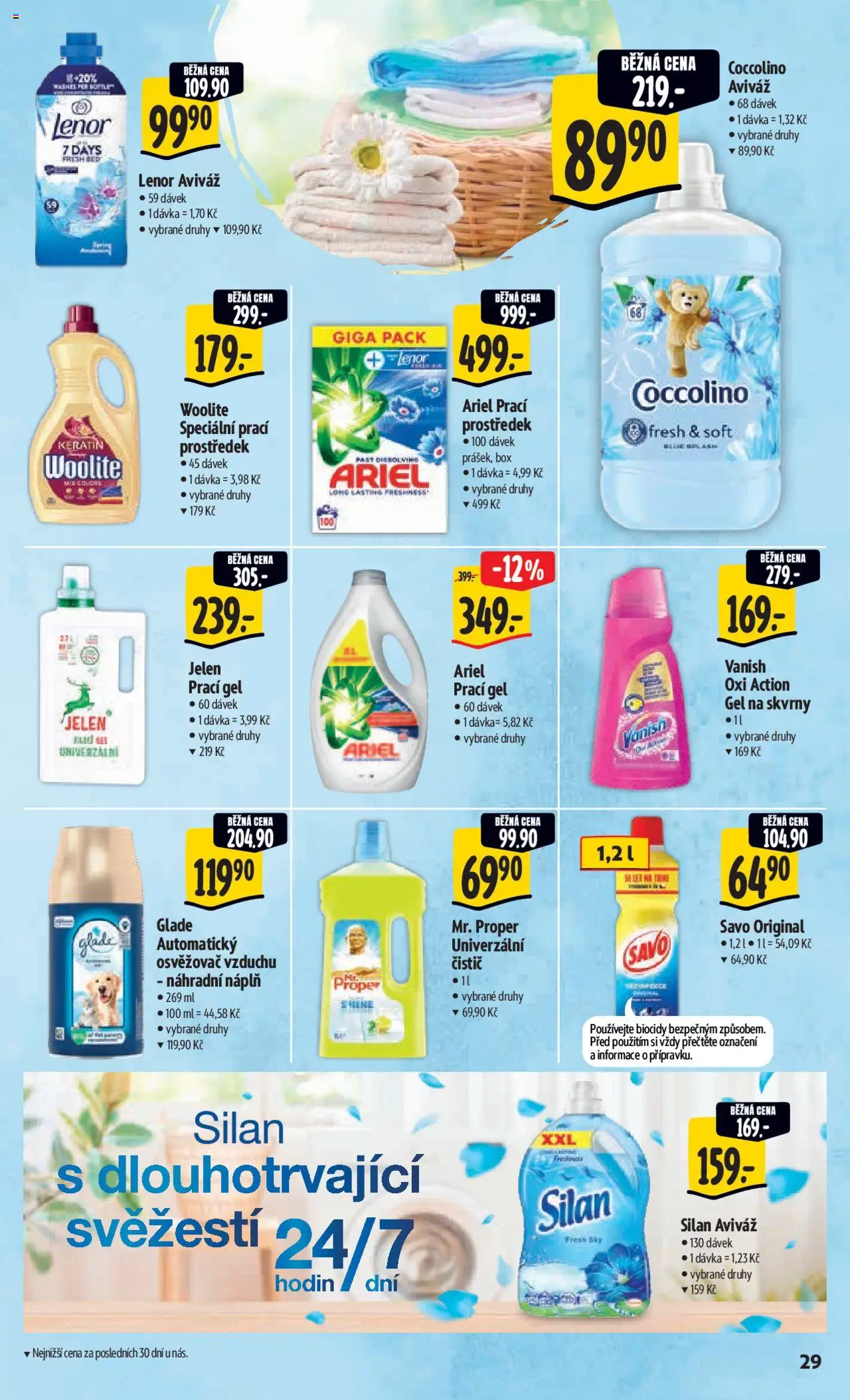 Albert leták - Hypermarket od 10.09.2025 | Strana: 38 | Produkty: Box, Savo, Coccolino, Silan