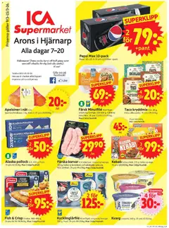 ICA Supermarket - Hjärnarp - Förhandsvisning av reklamblad från butik ICA Supermarket aktuell från 09.03.2026
