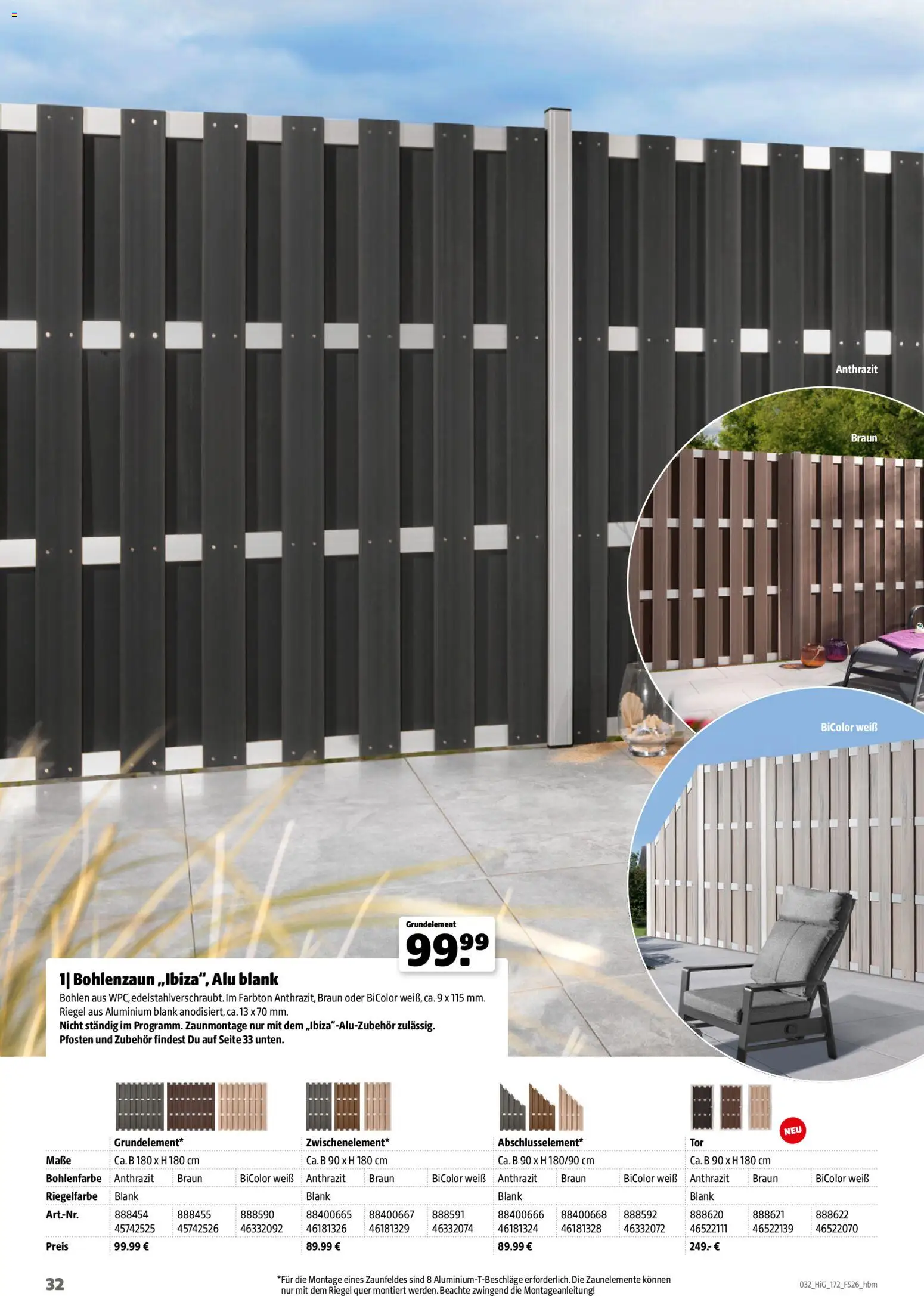 Hagebau Gartengestaltungsortiment – gültig ab 02.03.2026 | Seite: 32