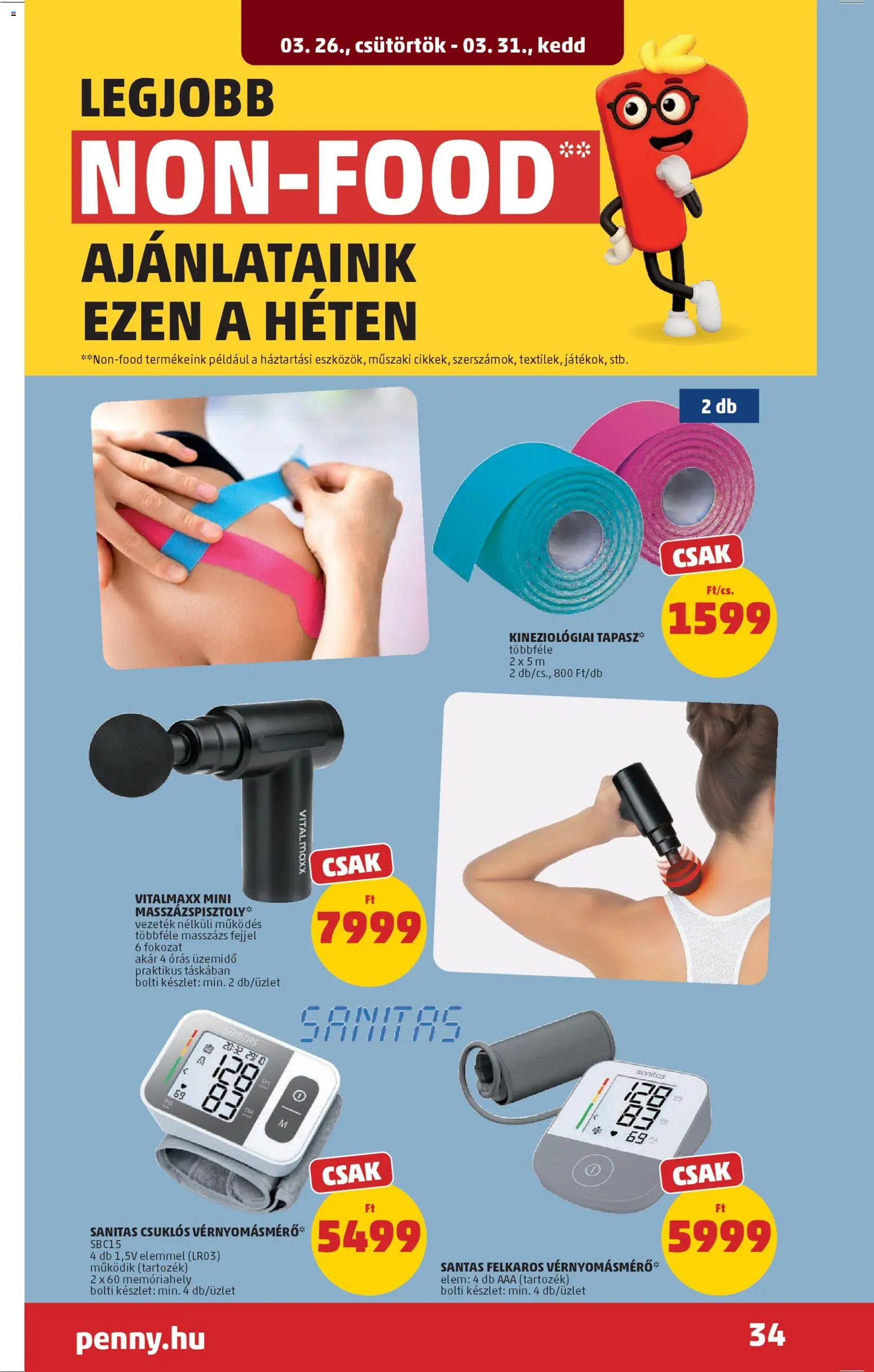 PENNY akciós ujság - amely érvényes a következő dátumtól: 26.03.2026 | Oldal: 38