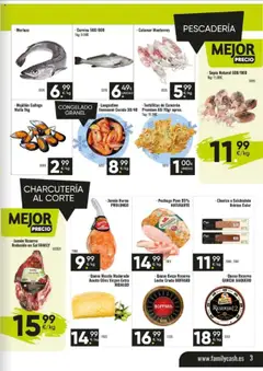 Family Cash folleto │ válido desde el 11.08.2025 | Página: 3 | Productos: Leche, Queso, Aceite, Horno