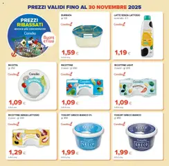 Anteprima del volantino Oasi Prezzi Ribassati catalogo valido a partire dal 09.10.2025 | Pagina: 8 | Prodotti: Yogurt, Latte, Latte senza lattosio, Ricotta