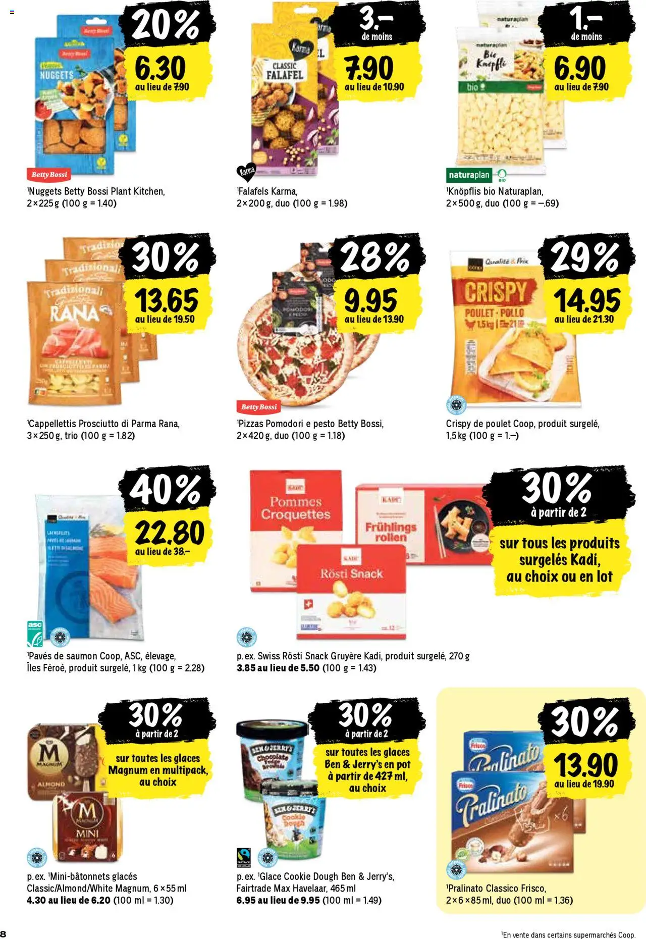 Coop - Les actions de la semaine ab 31.07.2025 | Seite: 8 | Produkte: En Kommode, Pizza, Pasta