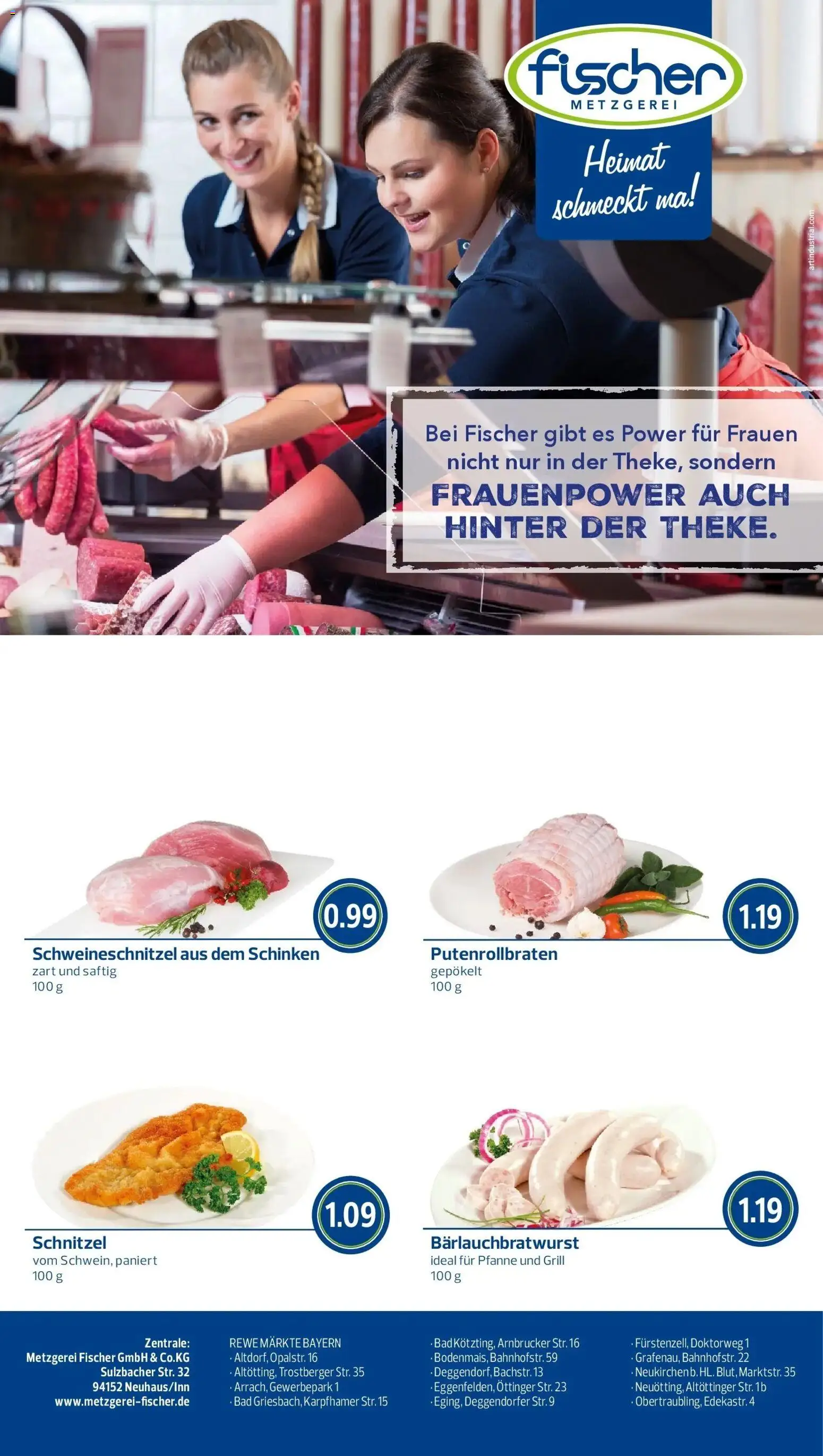 Rewe Prospekt Burgkirchen	 – gültig ab 01.03.2026 | Seite: 8 | Produkte: Grill, Bad, Schnitzel, Schinken