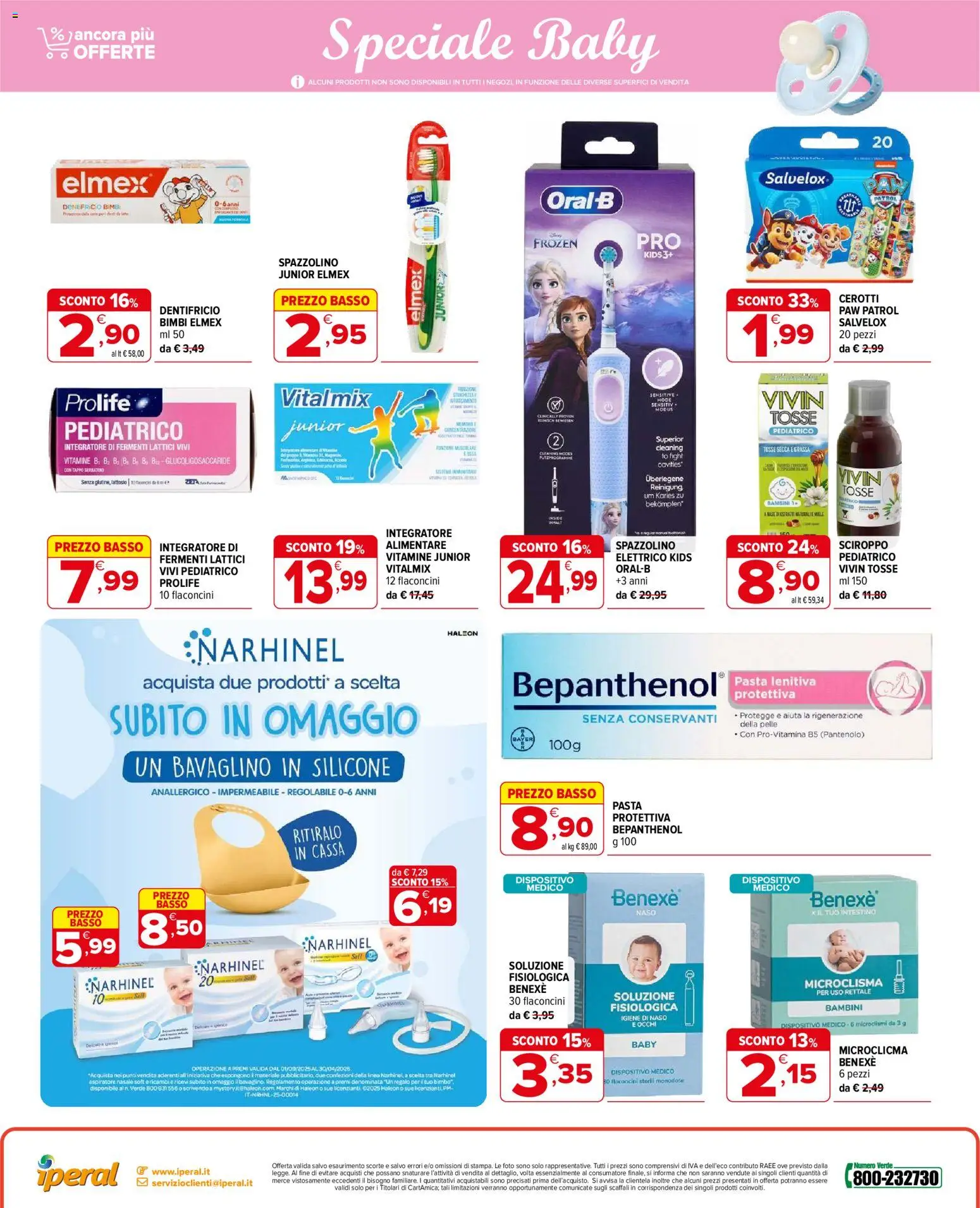 Volantino Iperal del 05.03.2026 | Pagina: 22 | Prodotti: Dentifricio, Cerotti, Pasta, Silicone