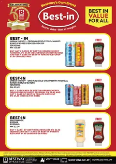 Preview of Bestway - Offers valid from 17.12.2025 | Page: 35 | Products: Ketchup, Mango, Case, Mayonnaise