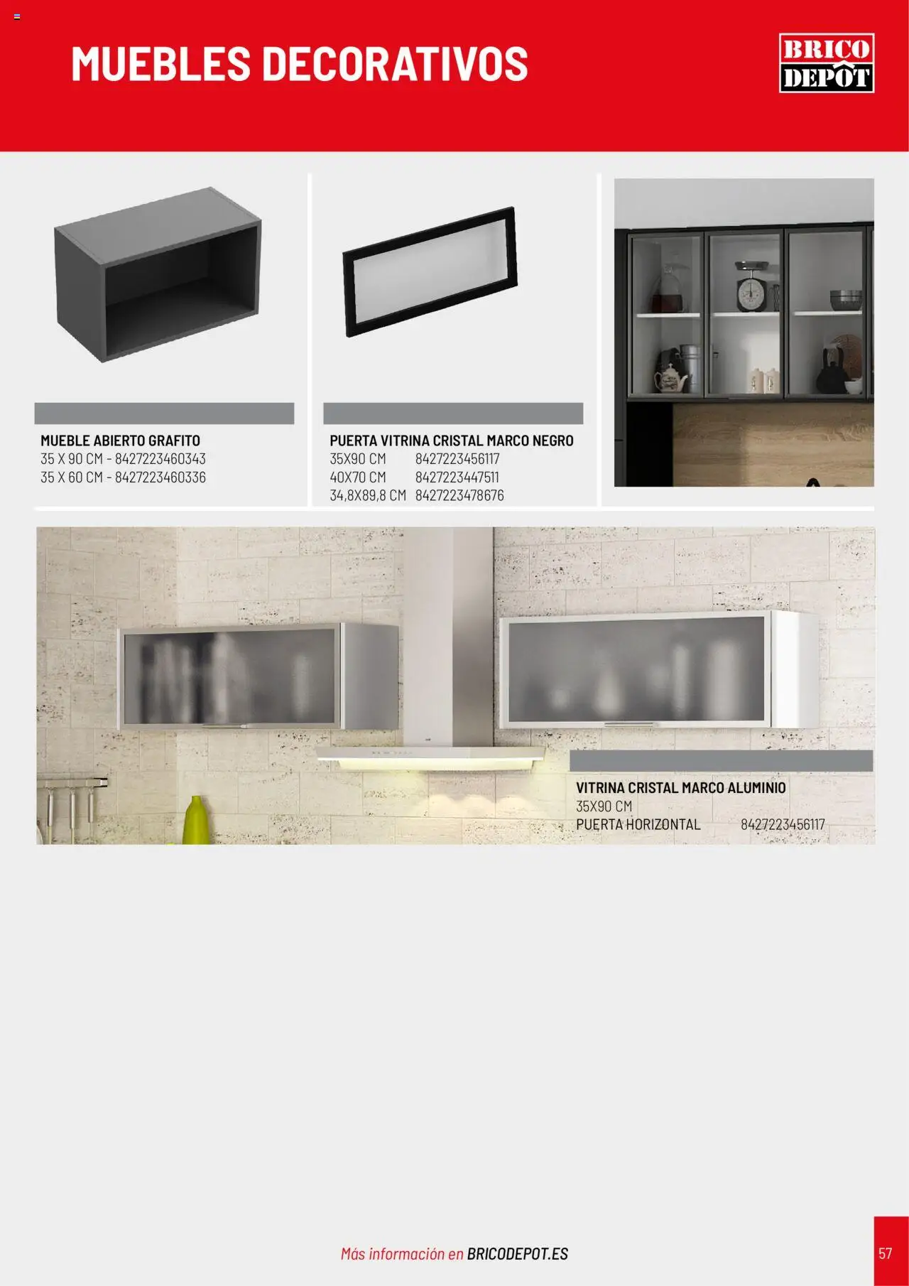 Brico Depôt Cocinas │ válido desde el 01.04.2025 | Página: 57 | Productos: Muebles, Marco