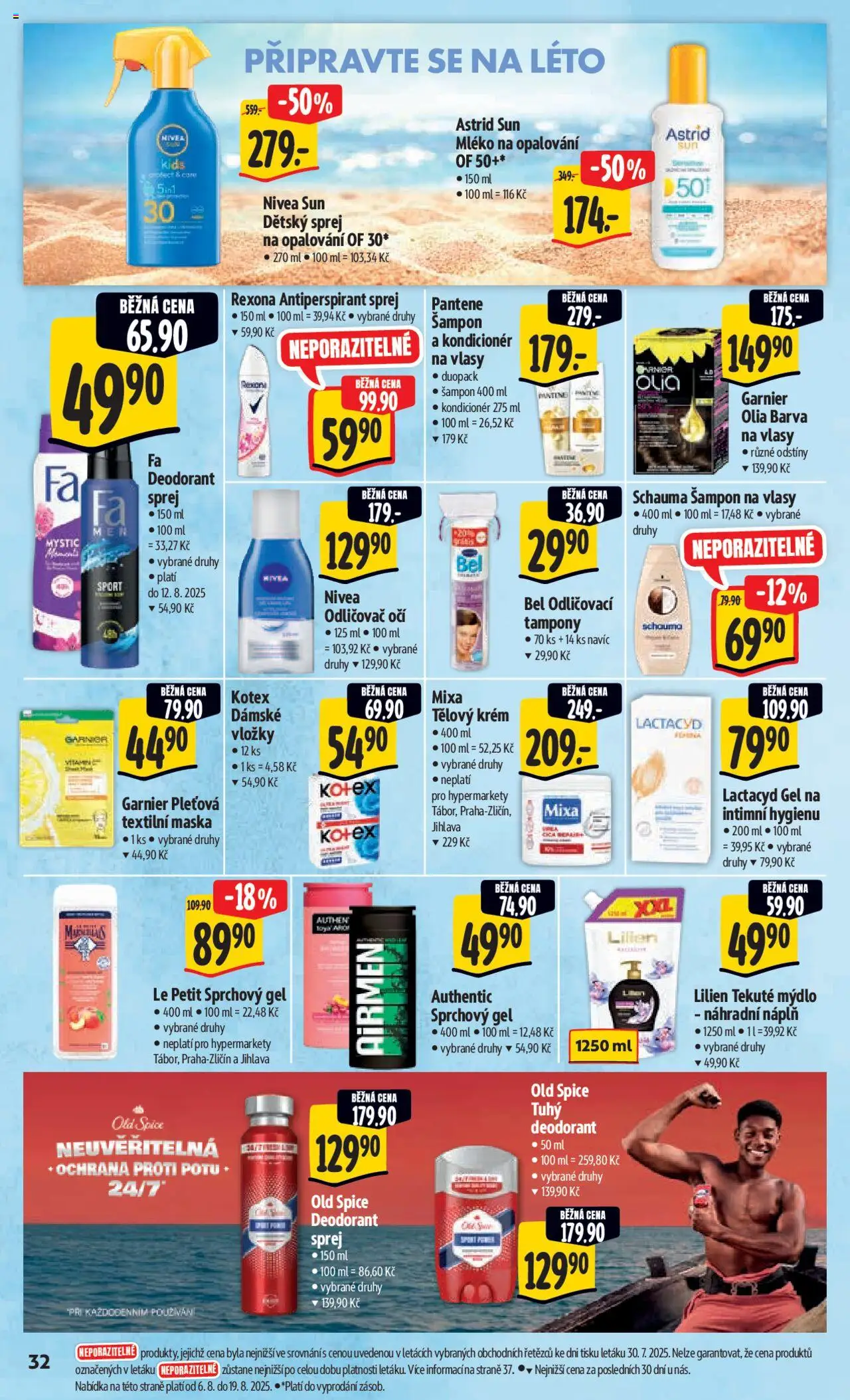 Albert leták - Hypermarket od 06.08.2025 | Strana: 40 | Produkty: Antiperspirant, Vložky, Tampony, Maska