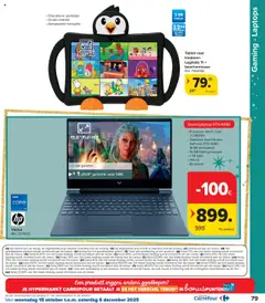 Carrefour - Hypermarkten Speelgoedcatalogus - Voorbeeld van een folder van Carrefour, geldig van 15.10.2025 | Pagina: 79 | Producten: Tablet, Navigatie, Bluetooth, Kaart