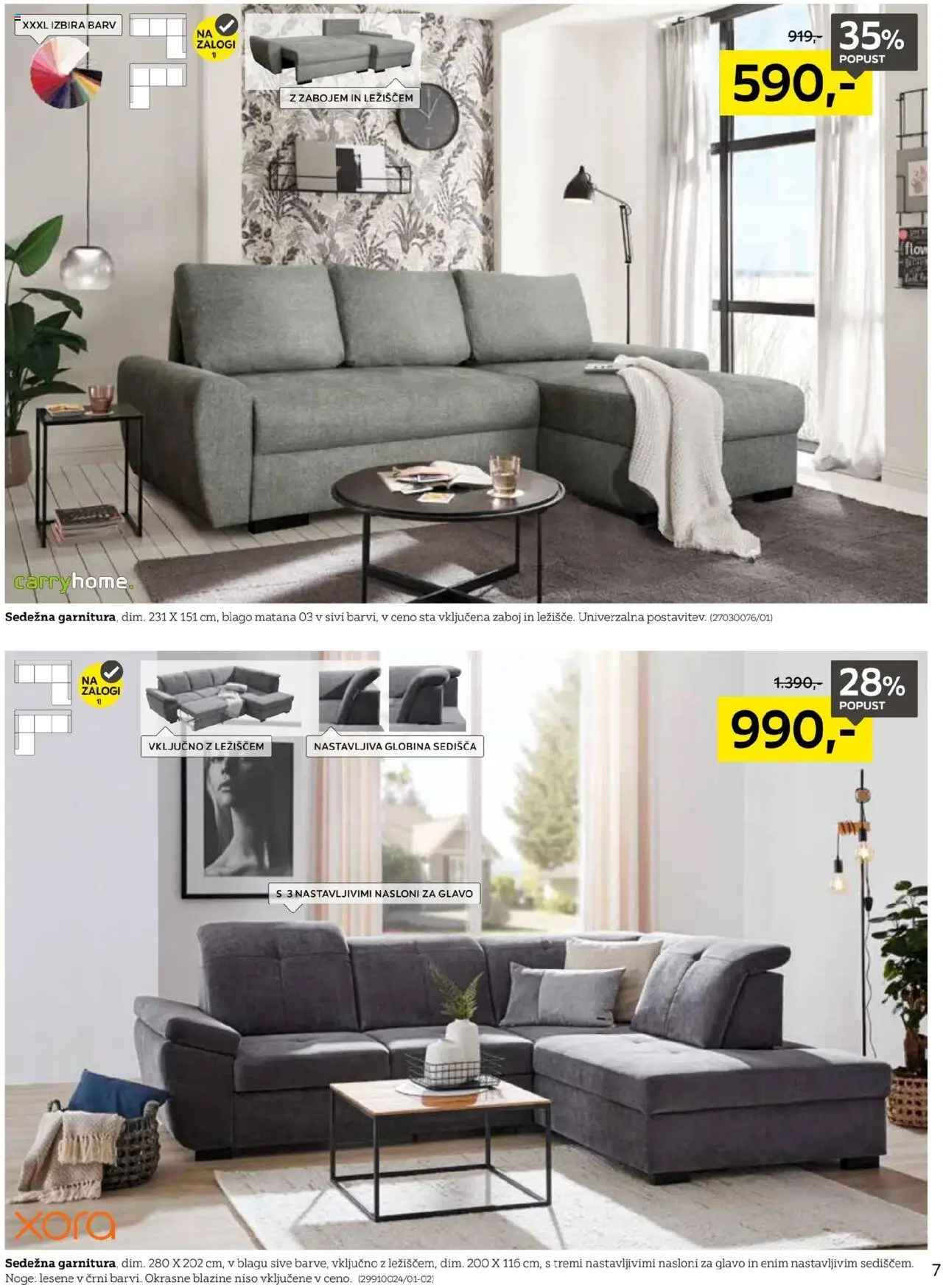 Novi XXXL Lesnina katalog ponudbe – veljaven od 01.09.2025 | Stran: 7 | Izdelki: Zaboj