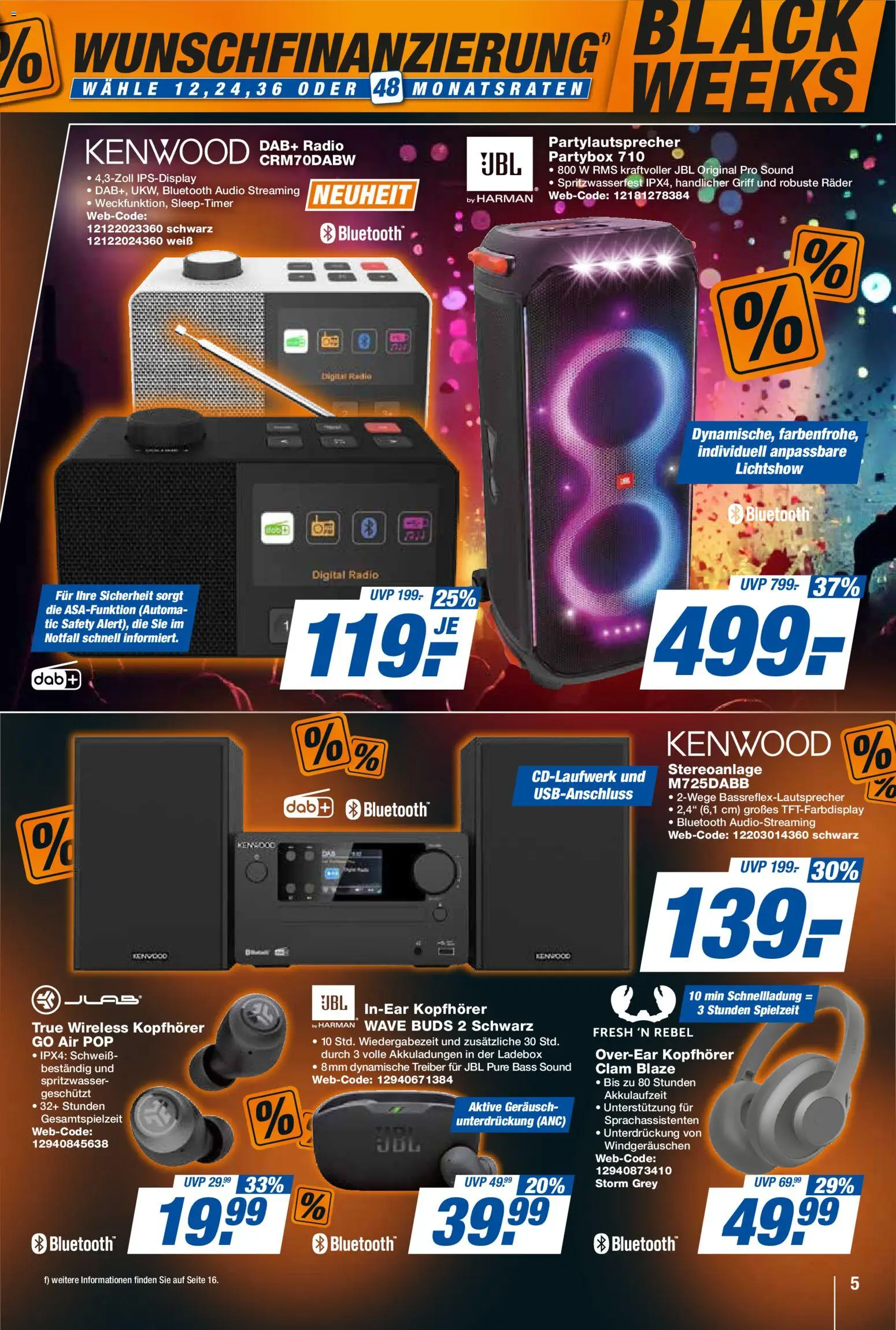 Expert - Black Friday – gültig ab 07.11.2025 | Seite: 5 | Produkte: Audio, Radio, Kopfhörer