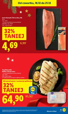 Pogląd oferty "Łosoś atlantycki, filet ze skórą, XXL, Atlantic salmon fillet with skin, XXL size" - ważna od 18.12.2025 | Strona: 13