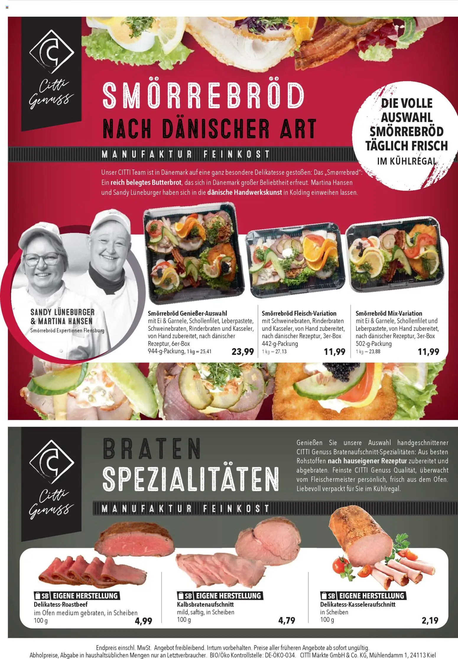 CITTI Markt 50 Jahre Flensburg – gültig ab 02.01.2026 | Seite: 2 | Produkte: Rinderbraten, Ofen