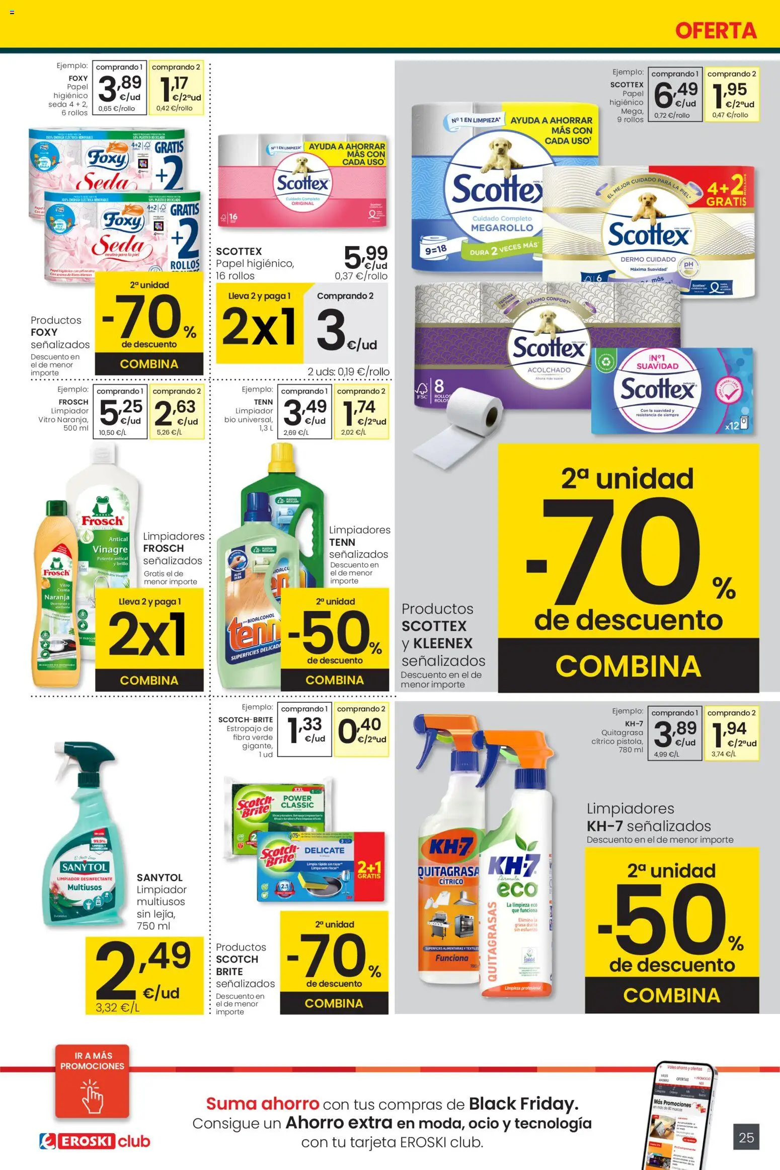 Eroski folleto │ válido desde el 13.11.2025 | Página: 25 | Productos: Crema, Δεξαμενή