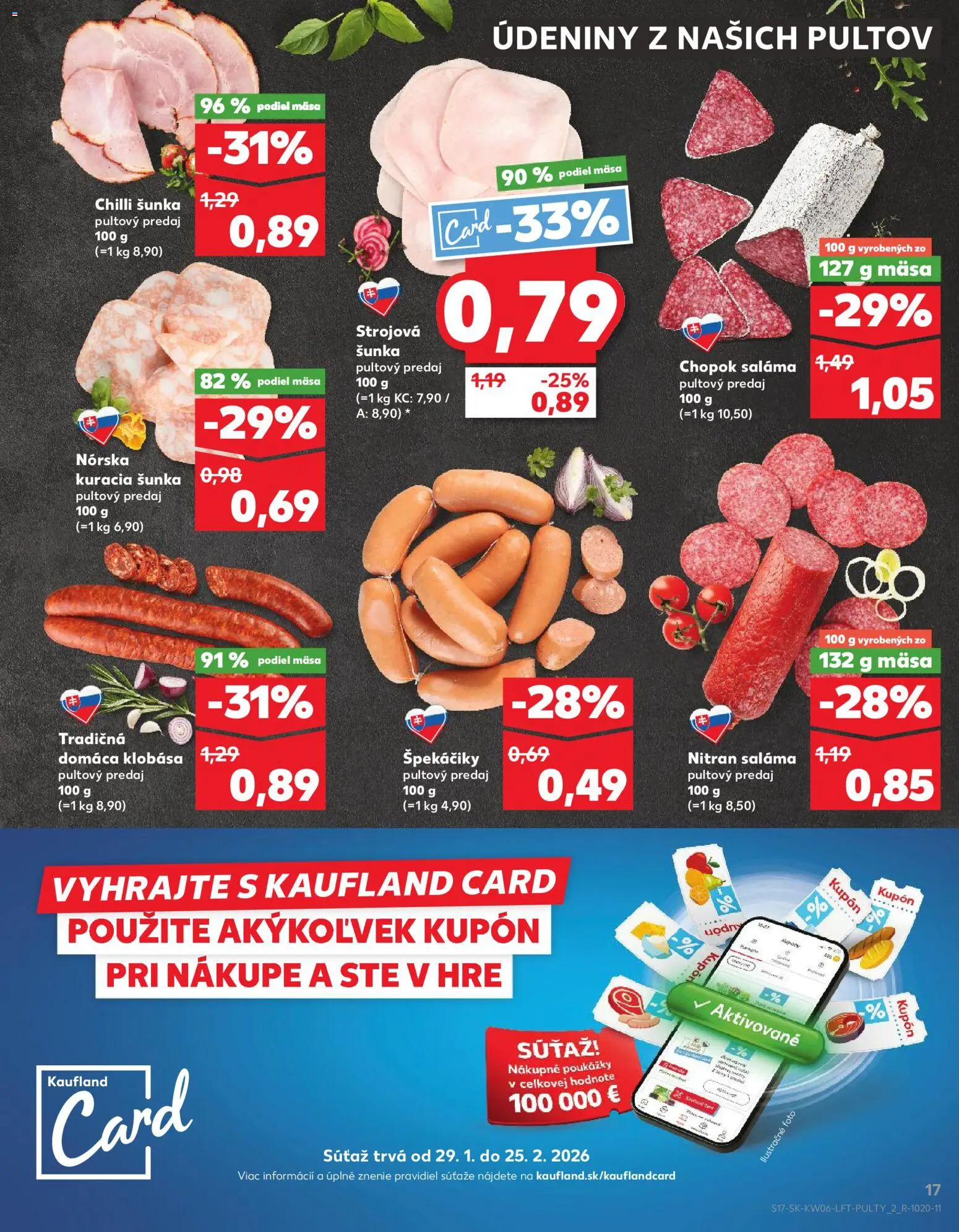 Kaufland SK akciós ujság - amely érvényes a következő dátumtól: 05.02.2026 | Oldal: 17
