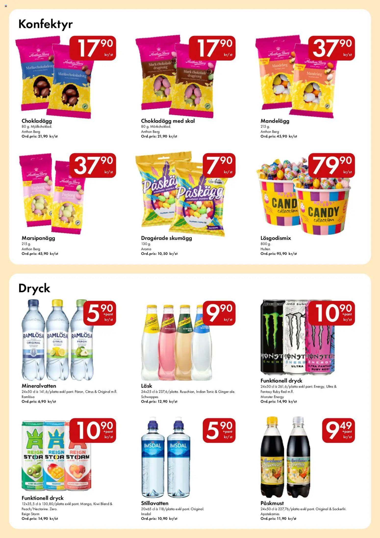 Snabbgross reklamblad aktuell från 23.03.2026 | Sida: 14 | Produkter: Mineralvatten, Kiwi