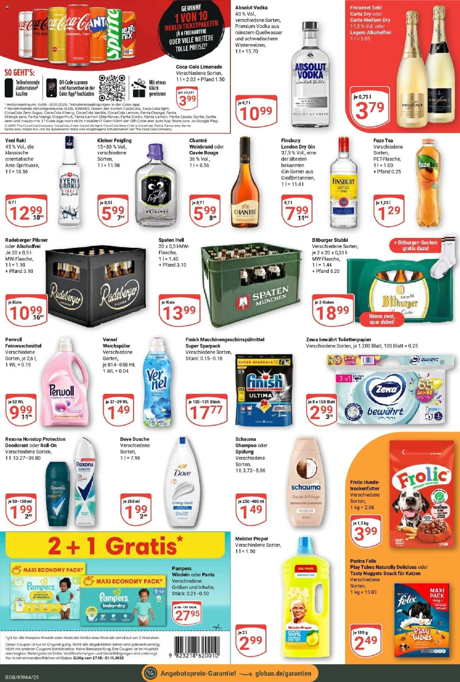 Globus prospekt Bobenheim-Roxheim	 – gültig ab 26.10.2025 | Seite: 5 | Produkte: Bitburger, Mezzo mix, Limonade, Mango