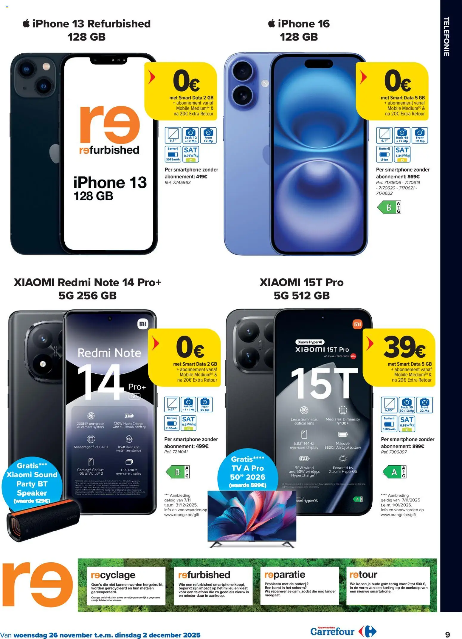 {H1} | Pagina: 9 | Producten: Speaker, Batterij, Scherm, Iphone