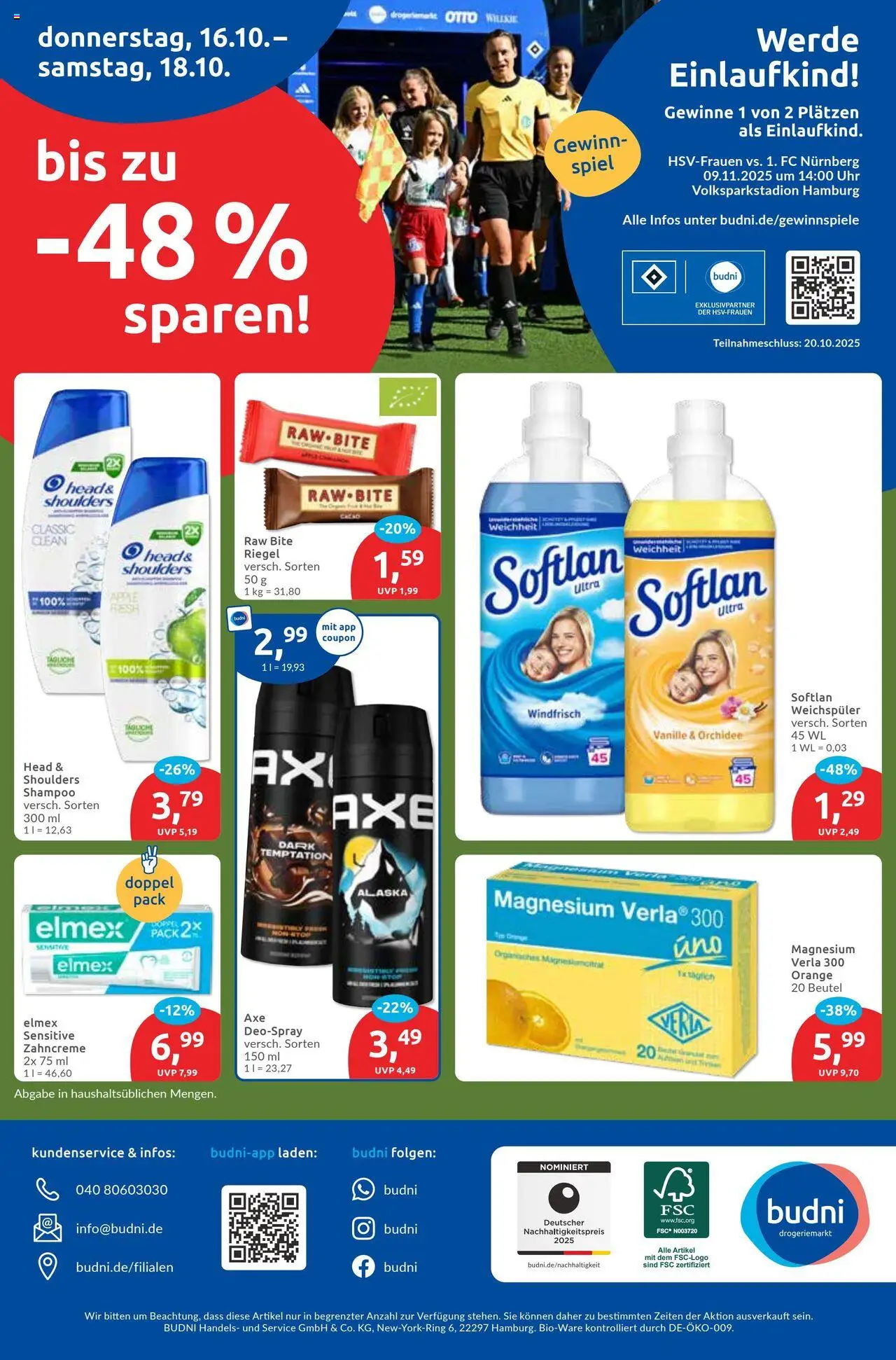 Budni Prospekt 	 – gültig ab 13.10.2025 | Seite: 8 | Produkte: Spiel, Shampoo, Deospray, Uhr
