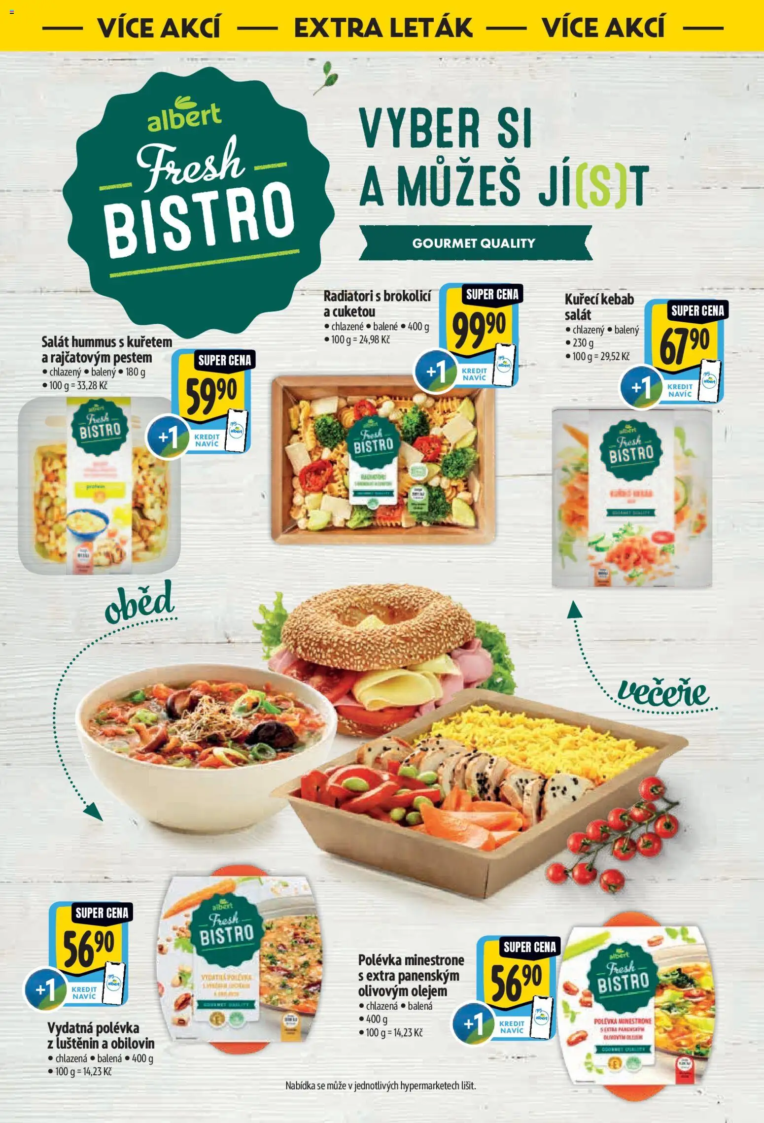 Albert leták - Hypermarket od 03.12.2025 | Strana: 38 | Produkty: Hummus, Gourmet, Minestrone, Kebab