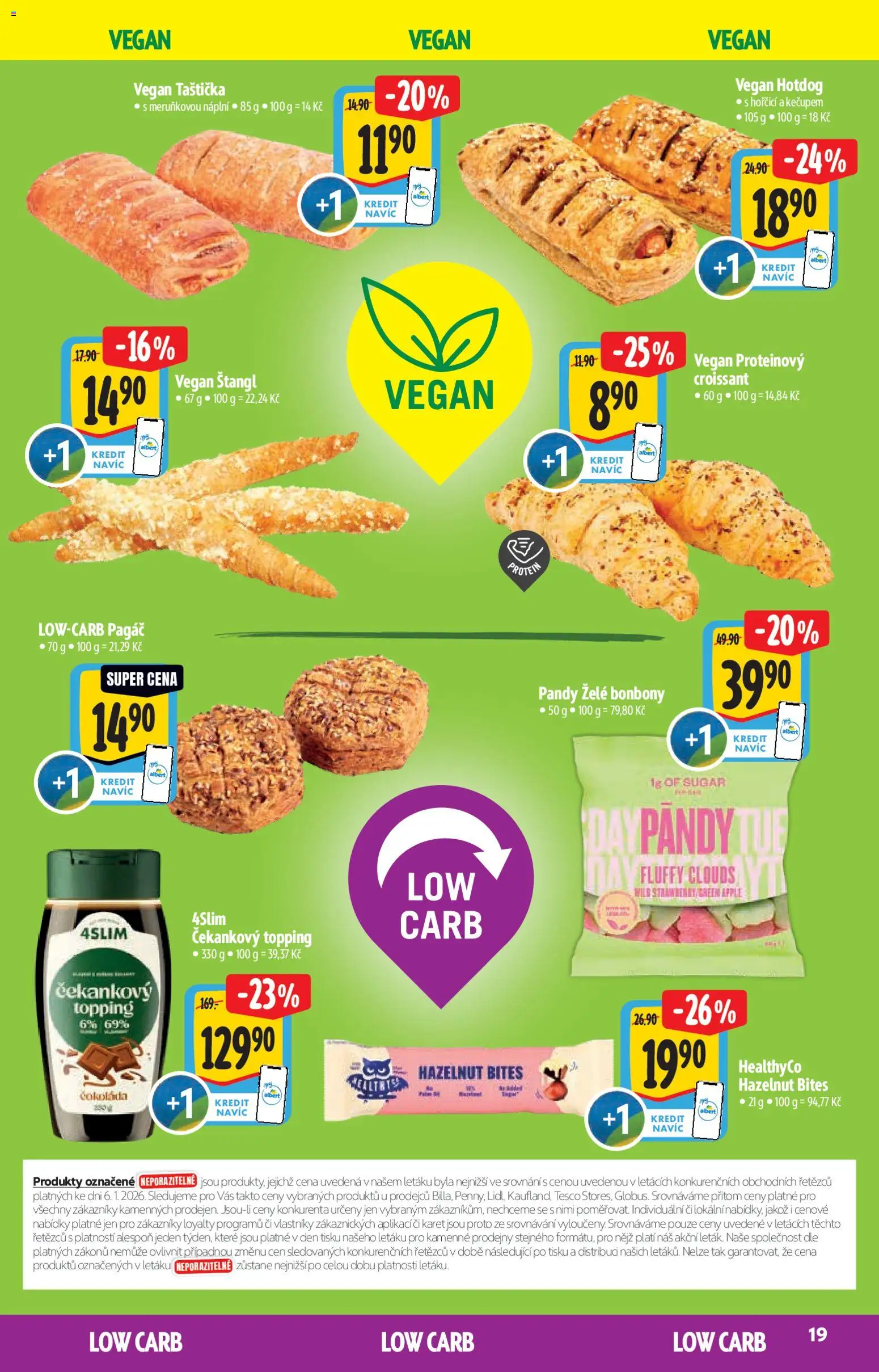 Albert katalog - Supermarket od 14.01.2026 | Strana: 19 | Produkty: Vegan, Čokoláda, Apple, Croissant