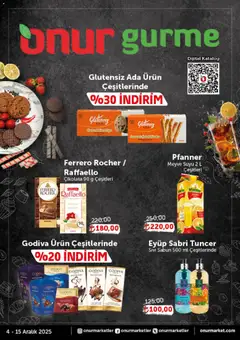 04.12.2025 tarihinden itibaren geçerli olan Onur Market kataloğu önizlemesi
