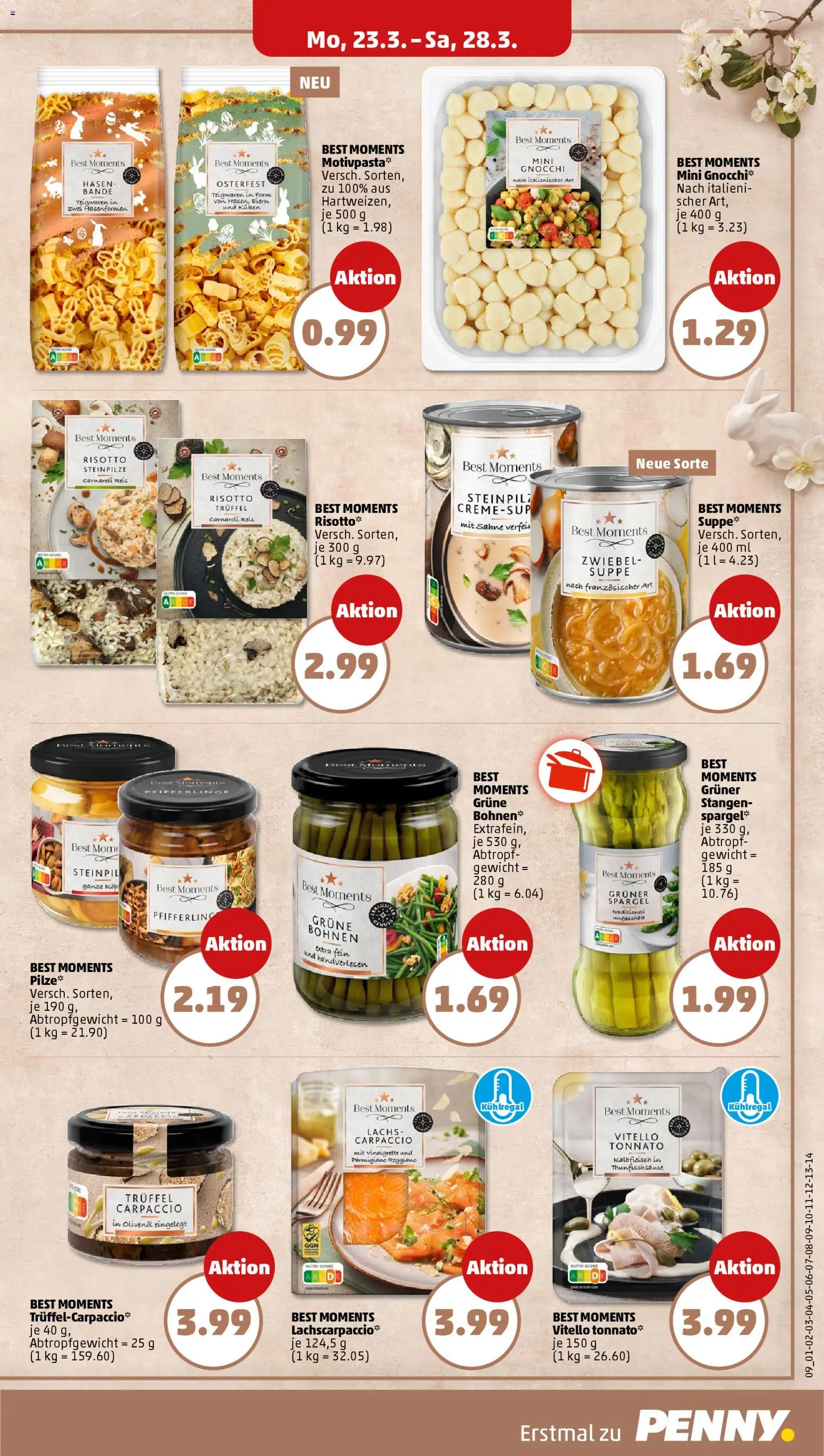 Penny Prospekt 	 – gültig ab 23.03.2026 | Seite: 11 | Produkte: Olivenol, Spargel, SUP, Lachs