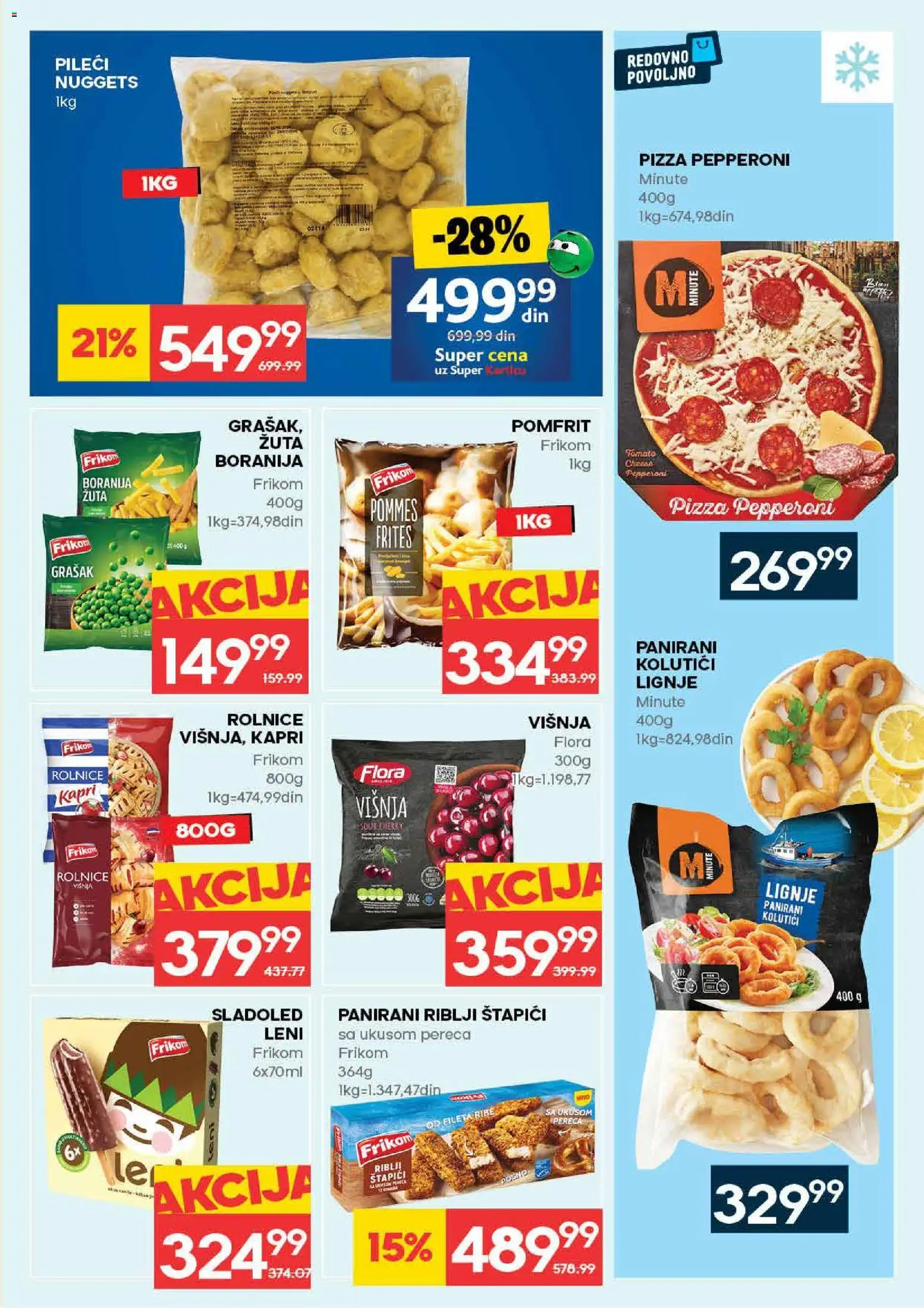 Roda katalog - važi od 26.02.2026 | Strana: 13 | Proizvode: Boranija, Sladoled, Riblji štapići, Višnja