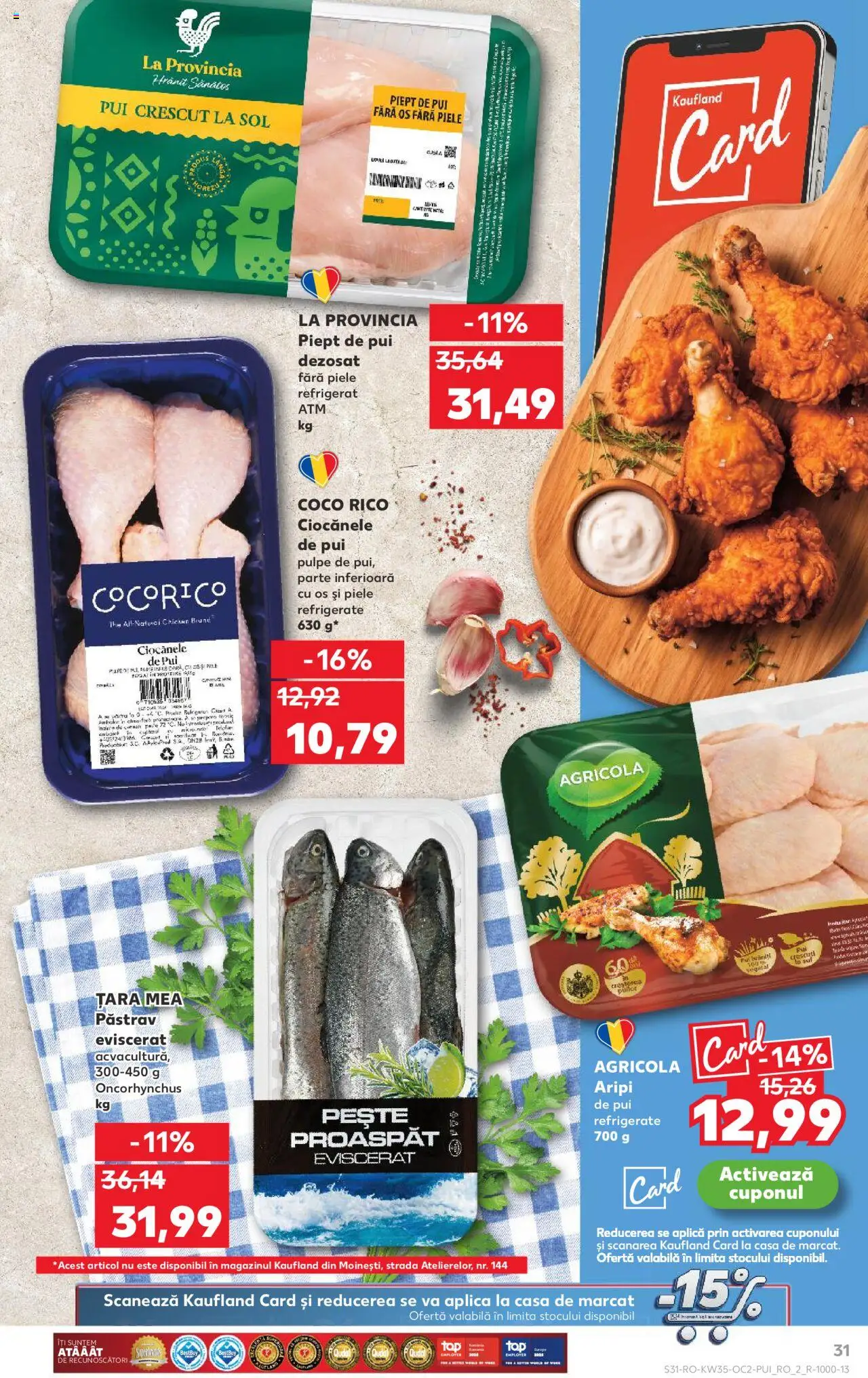 Kaufland RO akciós ujság - amely érvényes a következő dátumtól: 27.08.2025 | Oldal: 31