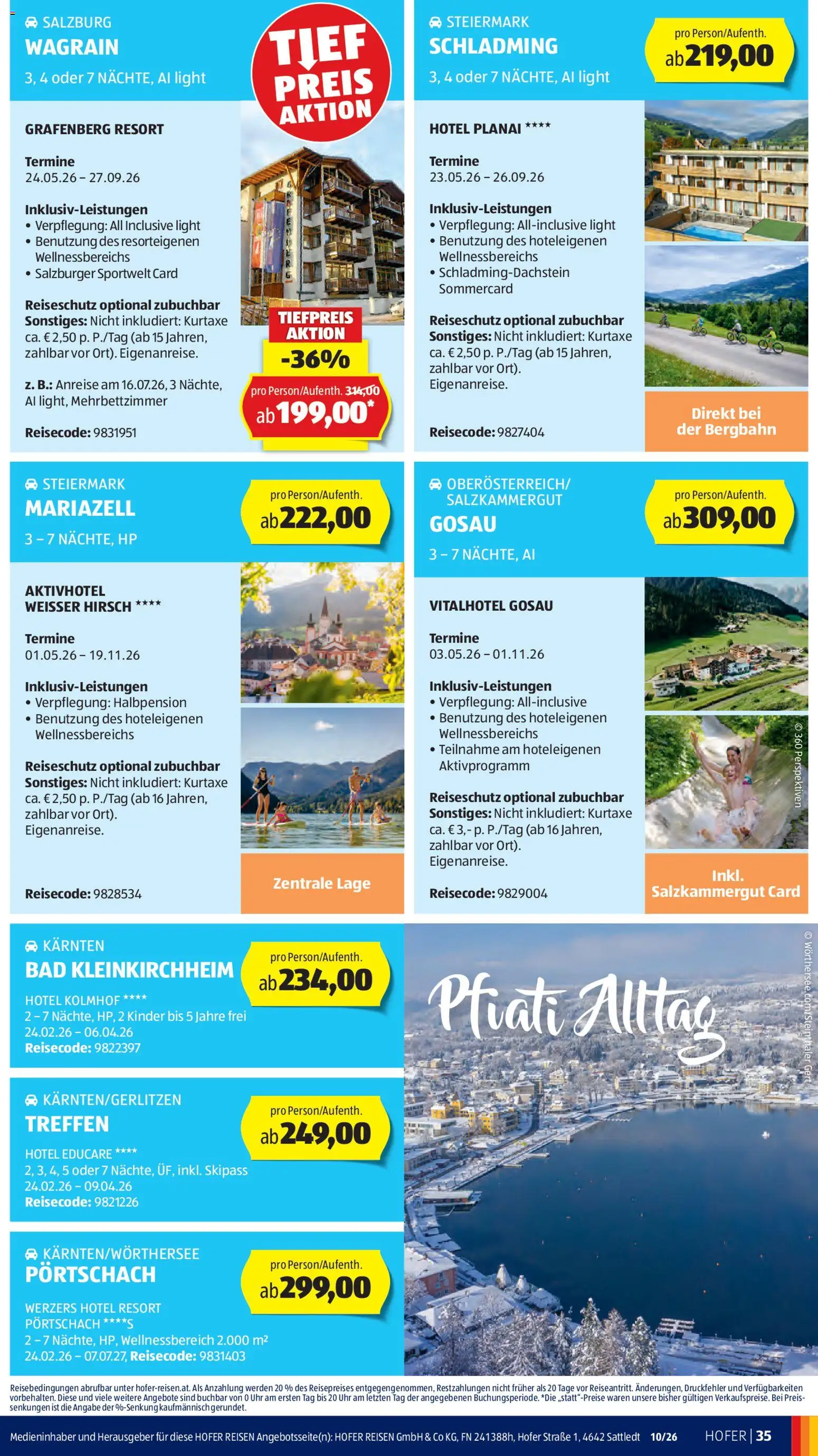 Hofer Flugblatt gültig ab 25.02.2026 | Seite: 39 | Produkte: Uhr, Bad