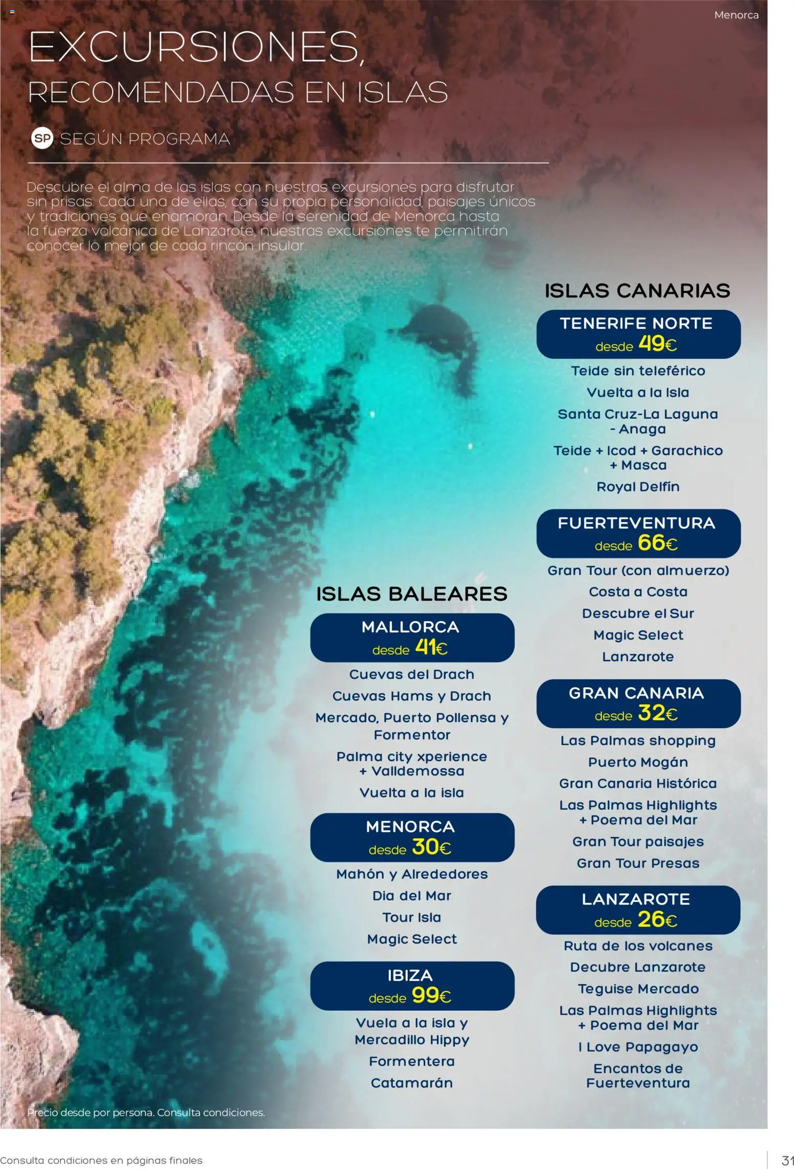 Viajes El Corte Inglés Vacaciones Económicas │ válido desde el 22.10.2025 | Página: 31 | Productos: Té