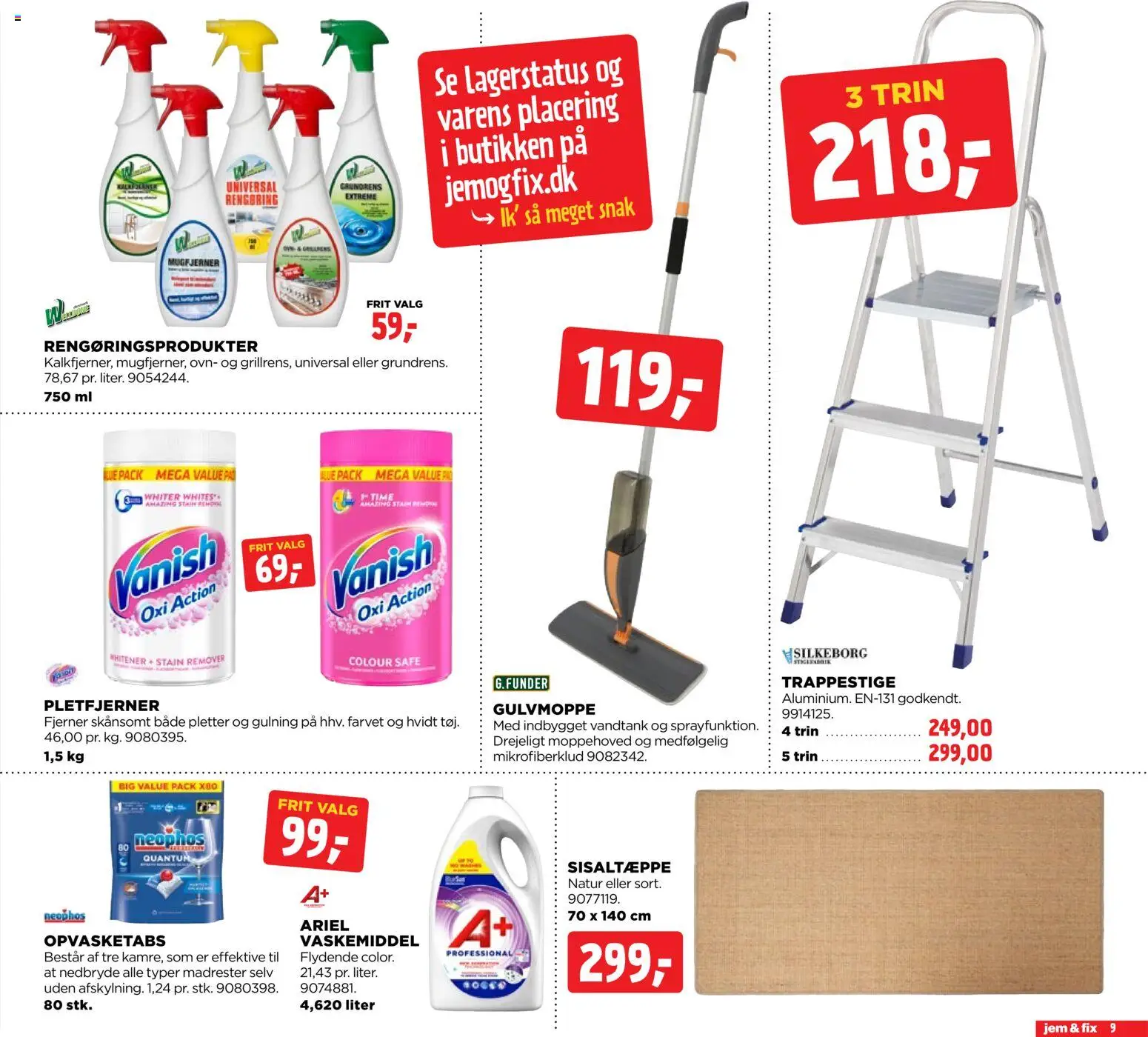 Jem & fix tilbudsavis – gyldig fra 21.12.2025 | Side: 21 | Produkter: Pletfjerner, Søm, Ovn