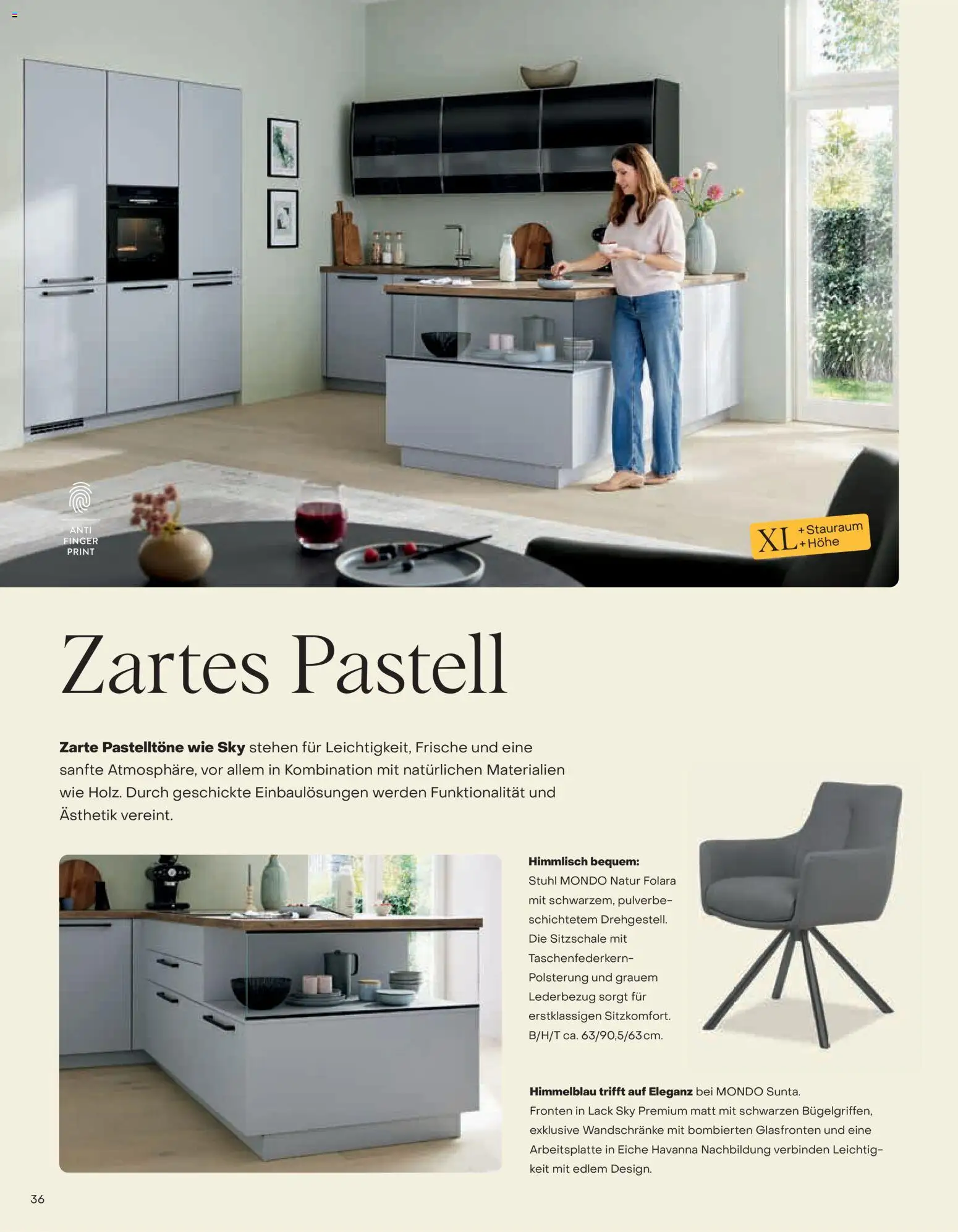Ostermann Mondo Küchenprospekt 2026 – gültig ab 01.01.2026 | Seite: 36 | Produkte: Stuhl