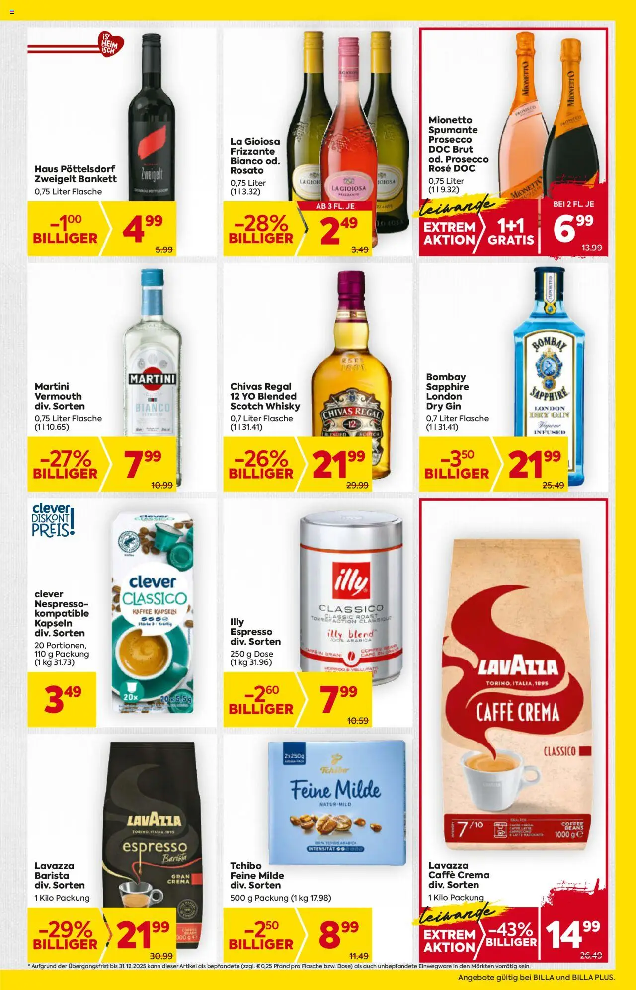 Billa Flugblatt - Steiermark gültig ab 18.09.2025 | Seite: 17 | Produkte: Gin, Regal, Kaffee