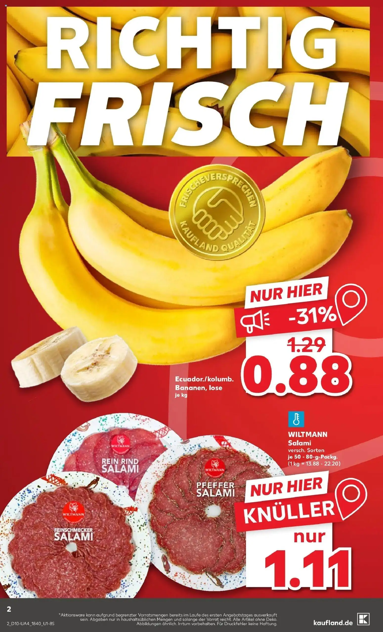 Kaufland Prospekt Straelen	 – gültig ab 02.03.2026 | Seite: 14 | Produkte: Pfeffer, Salami