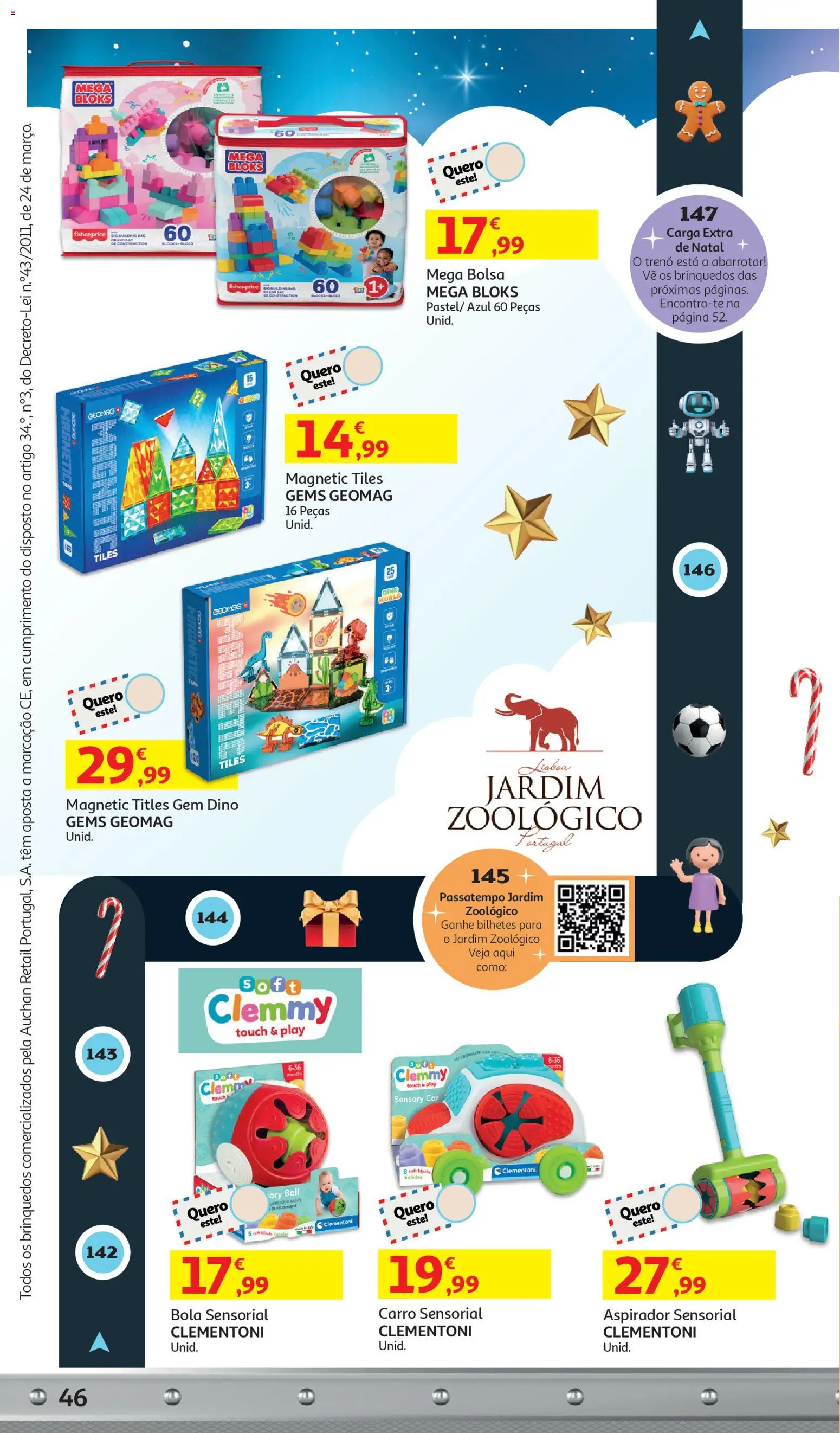Auchan - A grande fábrica de Natal │ válido de 05.11.2025 | Página: 46 | Produtos: Bolsa, Aspirador