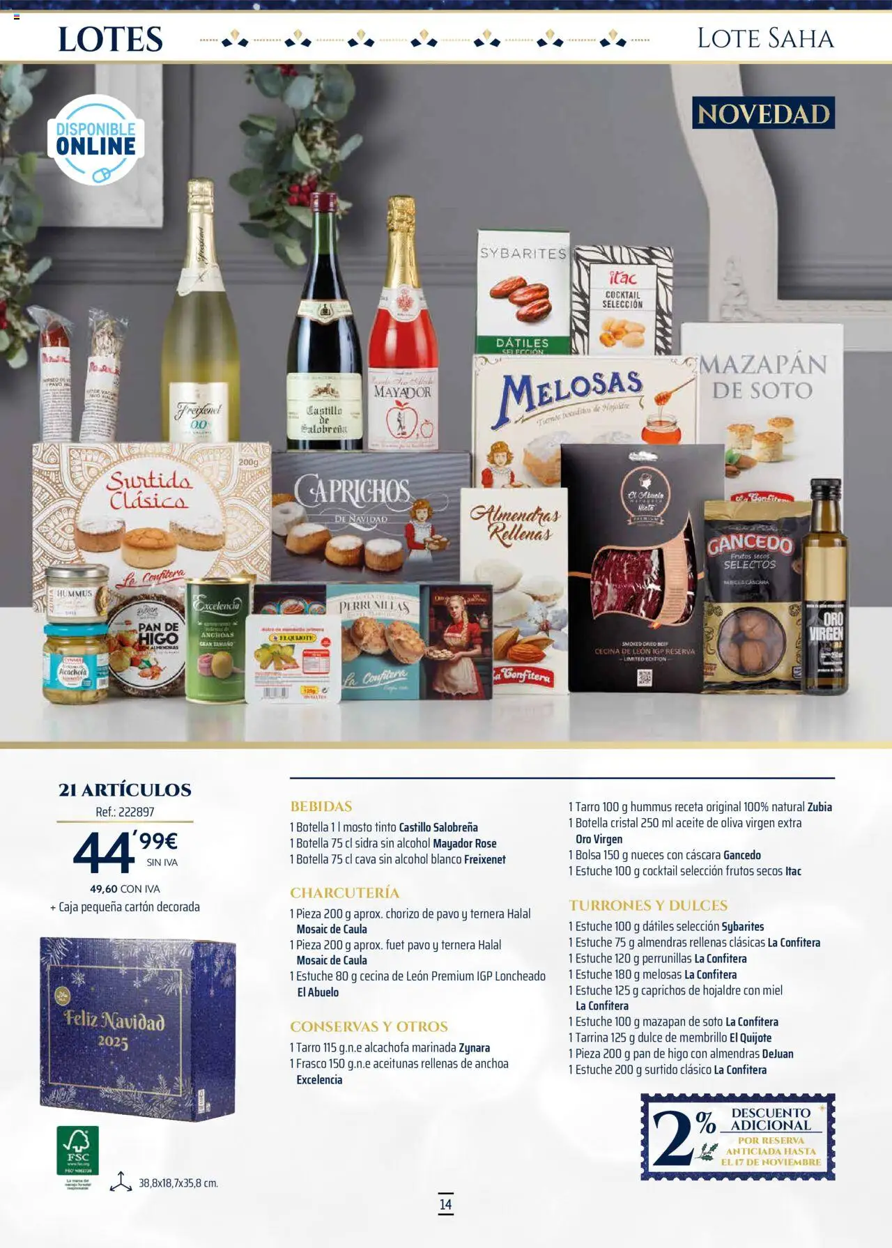 Makro - Lotes y cestas Norte 2 │ válido desde el 04.10.2025 | Página: 14 | Productos: Ψηφιακή κάμερα, Aceite de oliva, Bolsa, Anchoa