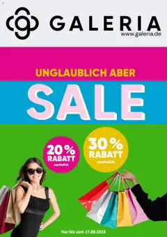 Galeria Karstadt Kaufhof Prospekt 	 gültig ab dem 06.08.2025