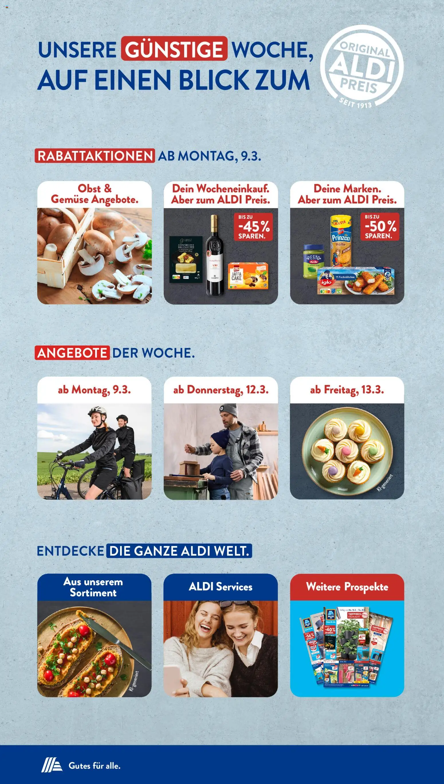 Aldi Süd Prospekt 	 – gültig ab 09.03.2026 | Seite: 2 | Produkte: Fahrradhelm, Handschuhe