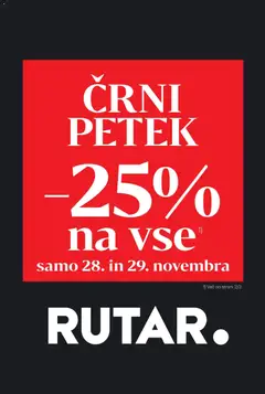 Rutar katalog akcije – veljaven od 28.11.2025