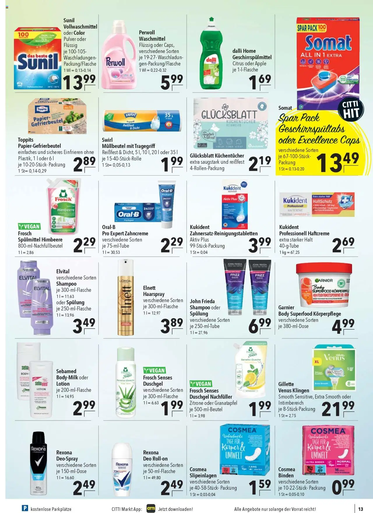 CITTI Tilbudsavis gyldig fra 20.08.2025 | Side: 15 | Produkter: Shampoo, Caps