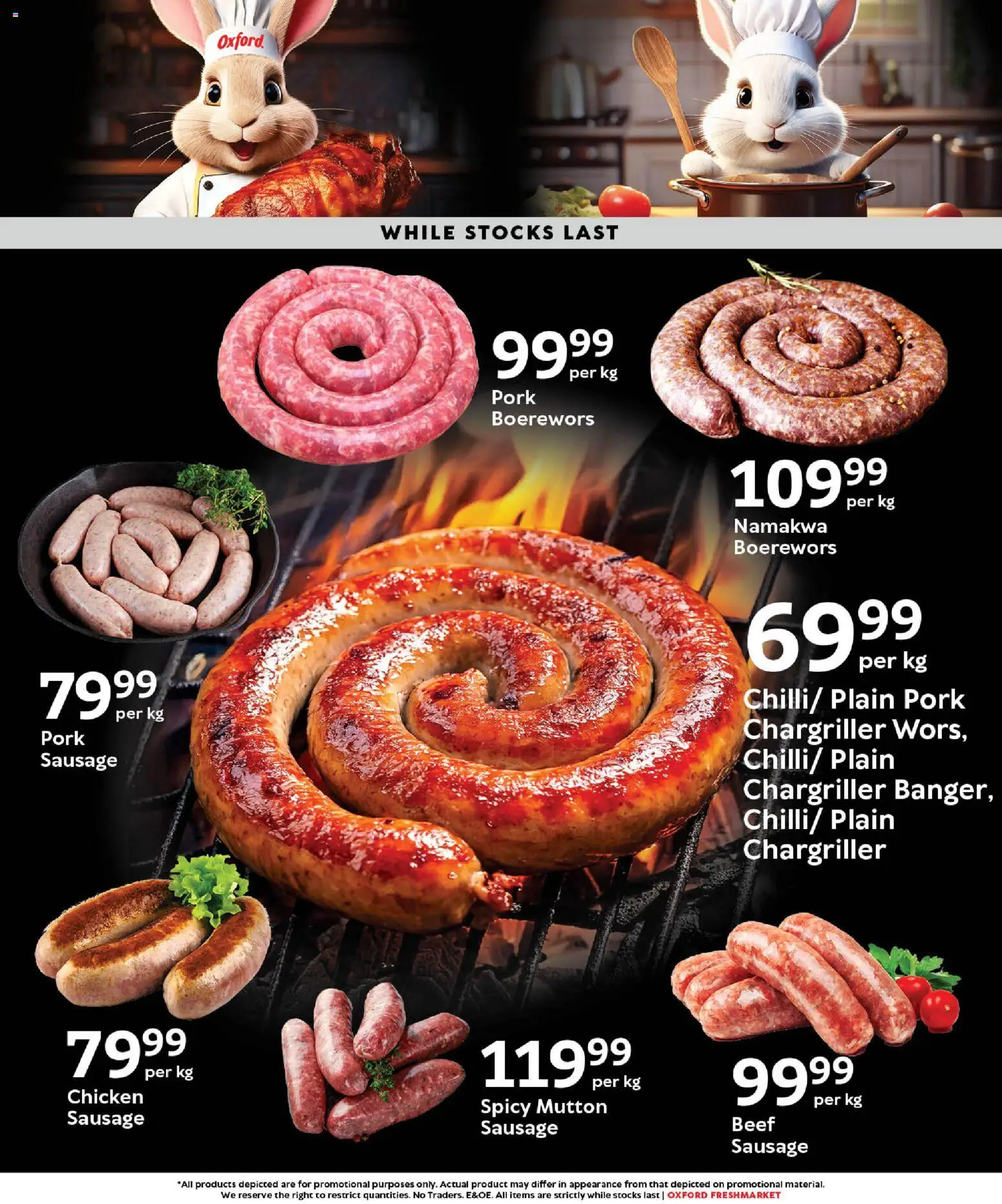 New Oxford Freshmarket catalogue – valid from 18.03.2026 | Page: 4 | Products: Boerewors, Chicken, Beef, Sausage