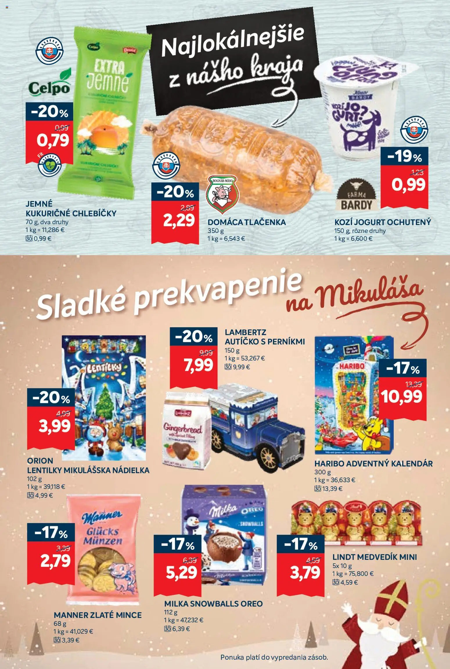 Nové Kraj akcie – leták je platný od 13.11.2025 | Strana: 3 | Produkty: Jogurt, Lindt, Milka