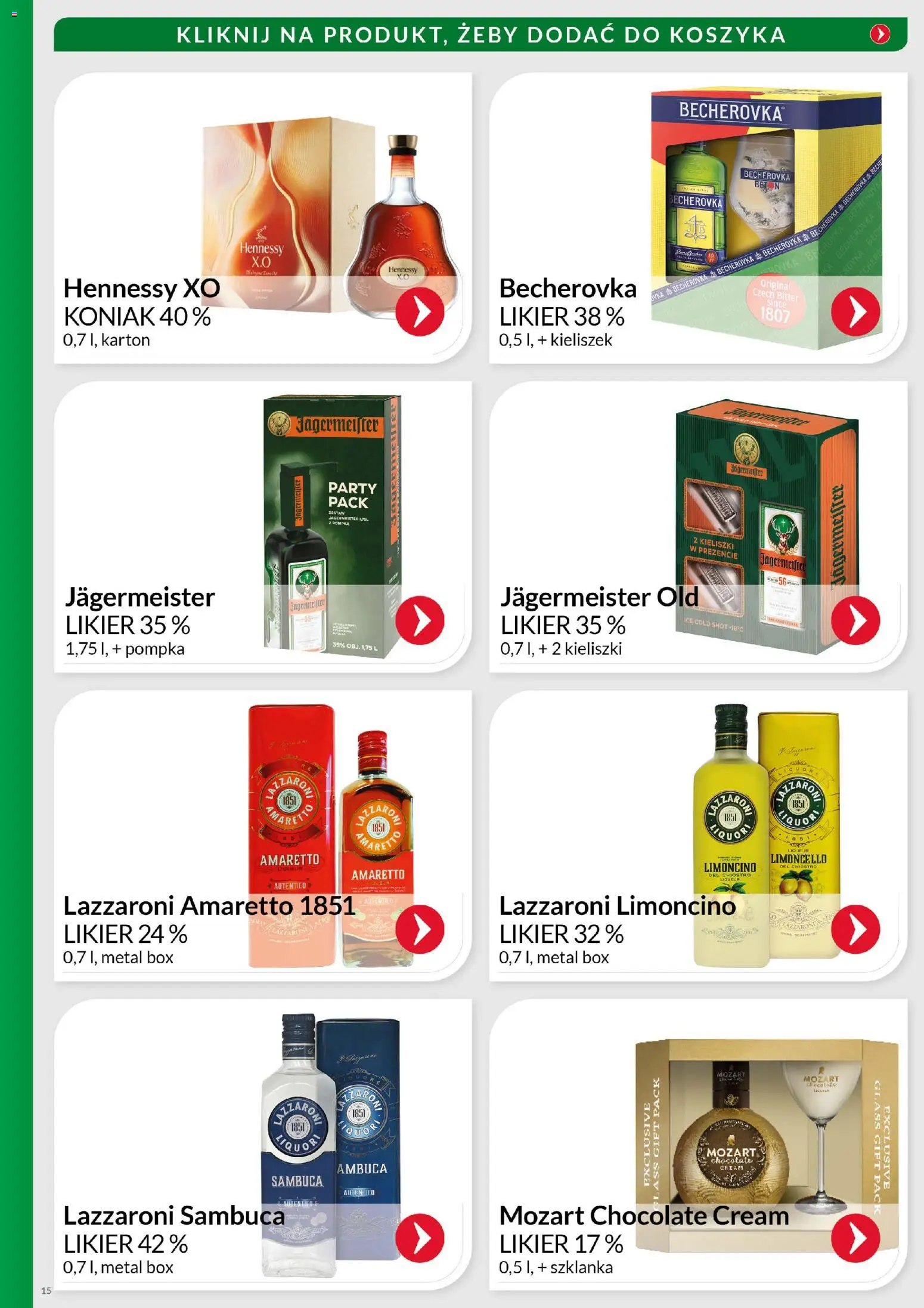 Eurocash Gazetka - Świąteczny Katalog Alkoholi od 01.11.2025 | Strona: 15